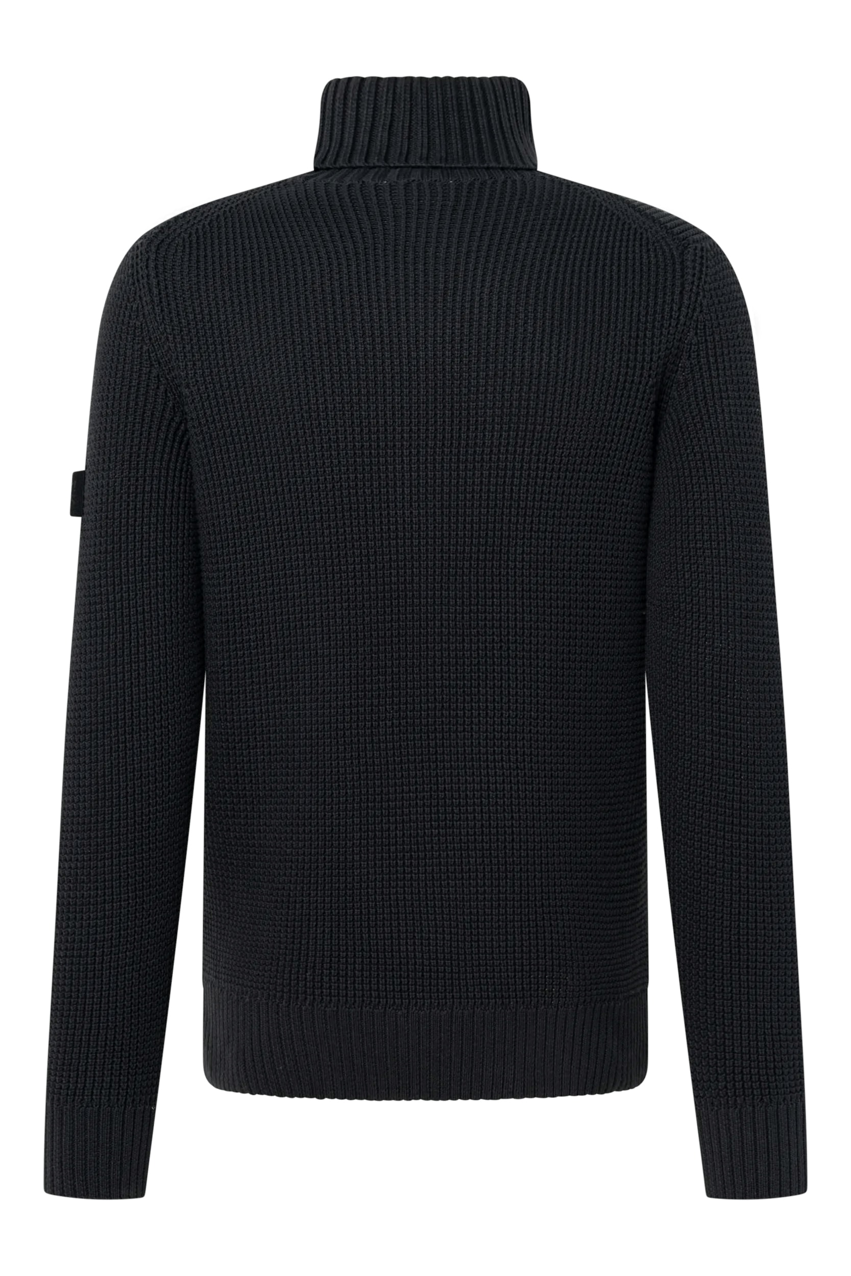 Joop Jeans Pull à col roulé »Horiano« en tricot anneaux à perles