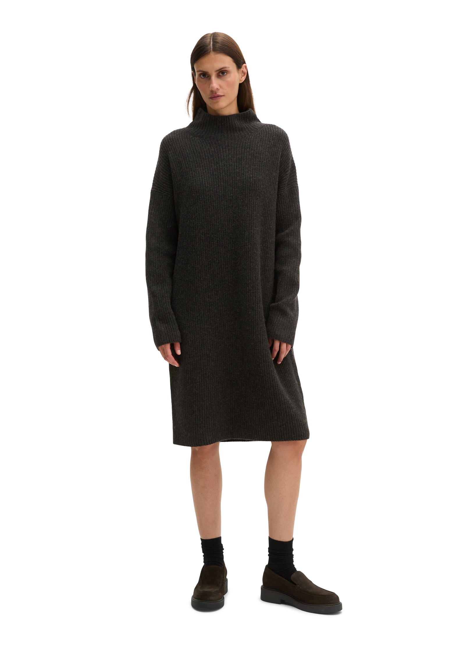 Marc O'Polo Strickkleid loose aus weichem Schurwolle-Mix