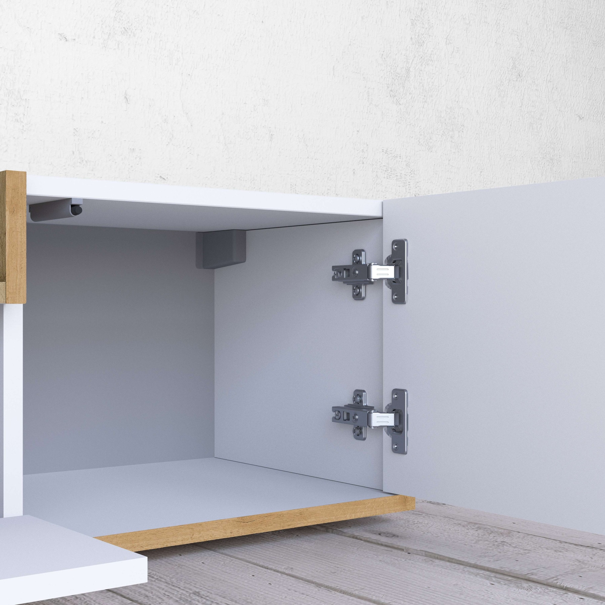 GOODproduct Table basse »BOLSENA,TV-Kommode, TV-Möbel,TV-Bank, 4 Fächer und offenes Ablagefach« 1 cuis tlg. Breite 200 cm,stehend/hängend,Fronten Hochglanz lackiert,Made in Italy