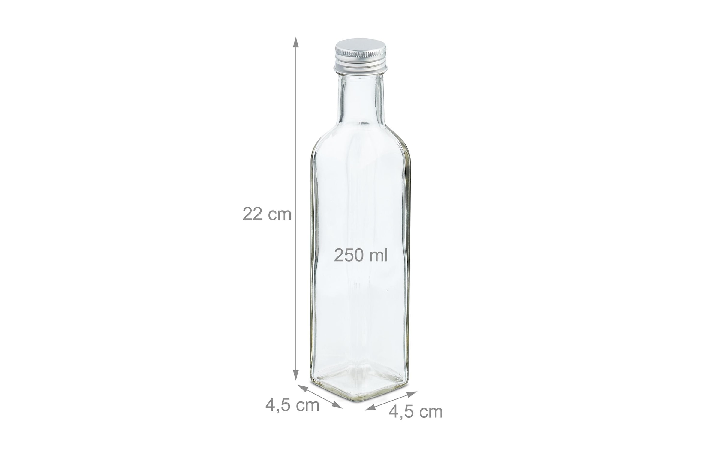 relaxdays Einmachglas »250 ml, 16 Stück«