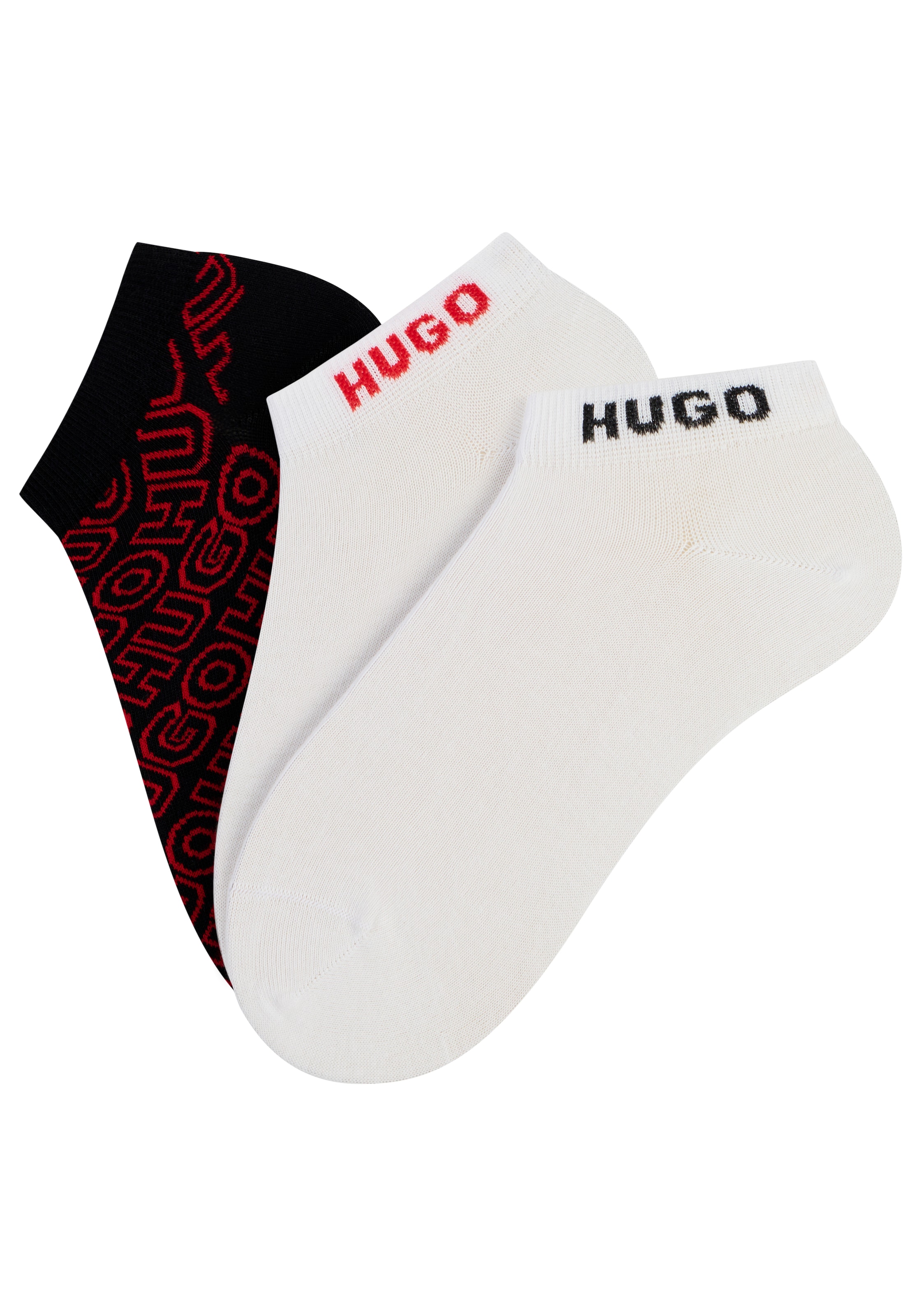 HUGO Underwear Chaussettes courtes »3P AS LOGO AOP CC«