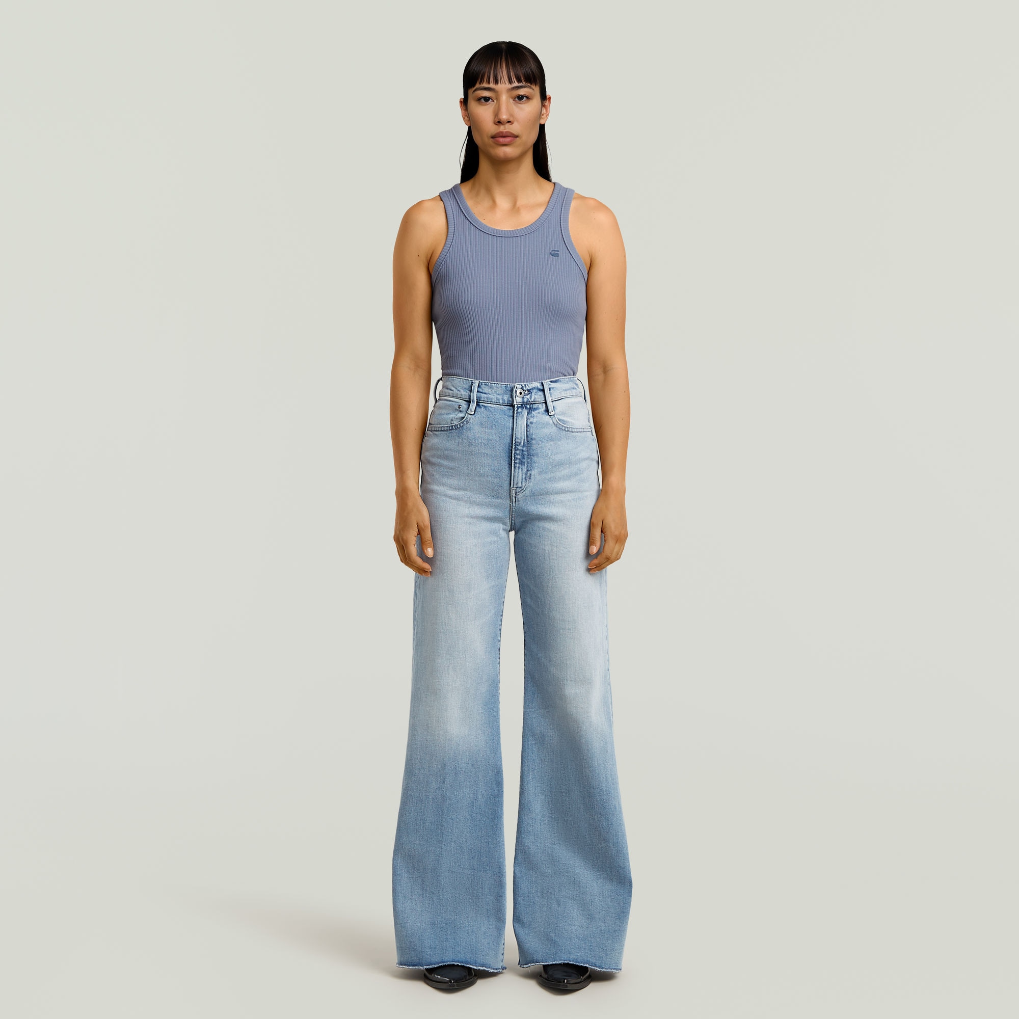 G-STAR Débardeur »Ribbed Tanktop« mit breiten Trägern