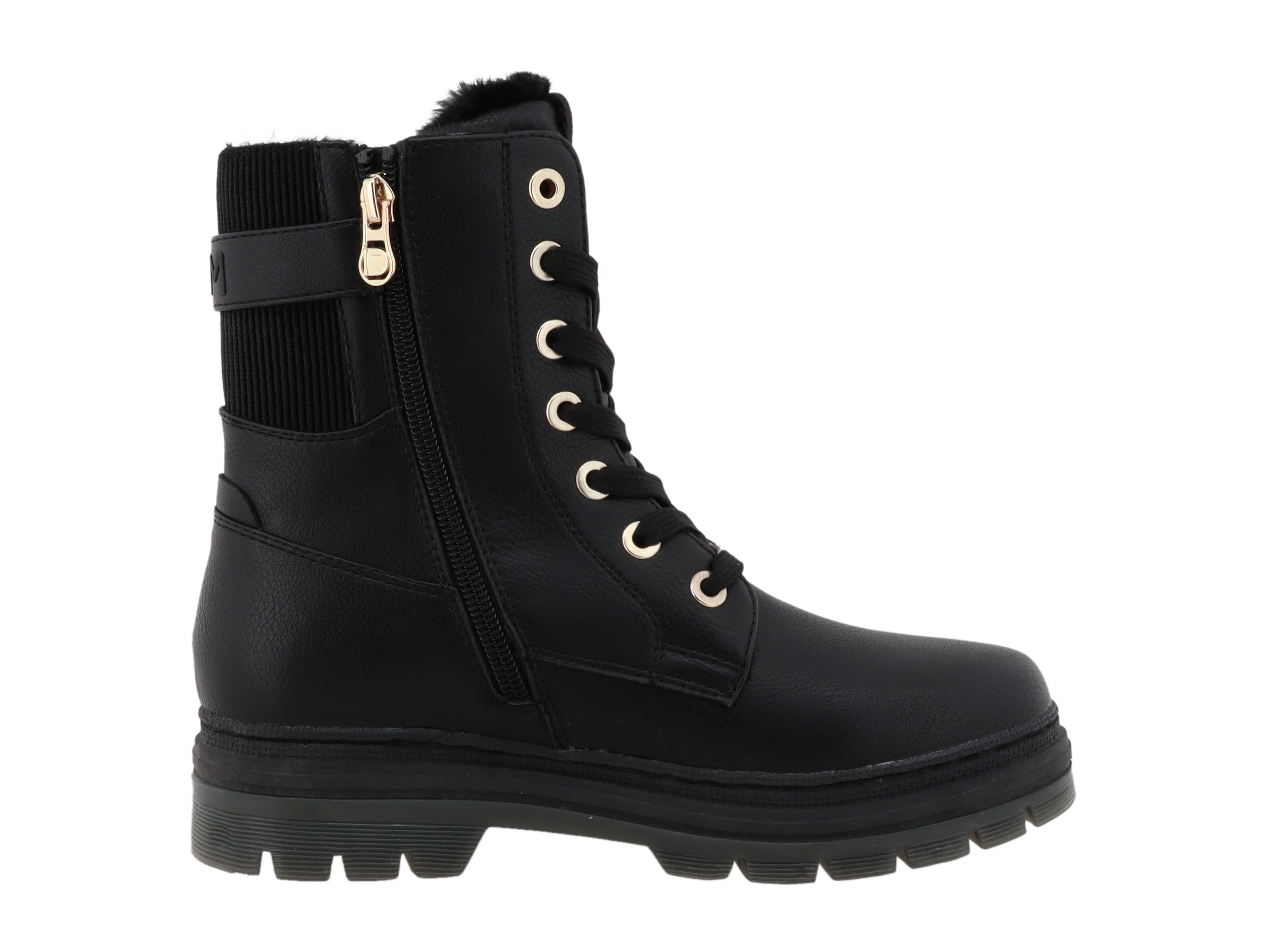 TOM TAILOR Schnürboots  Winterstiefel mit Logoprägung an der Ferse