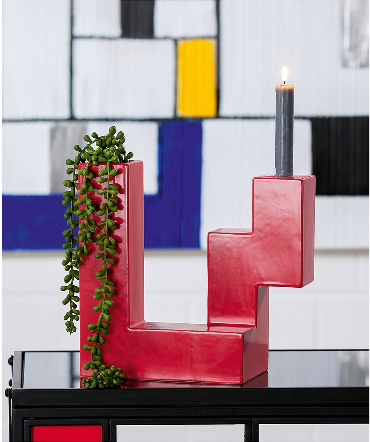 GILDE Tischvase »Kerzenleuchter-Vase Patras«