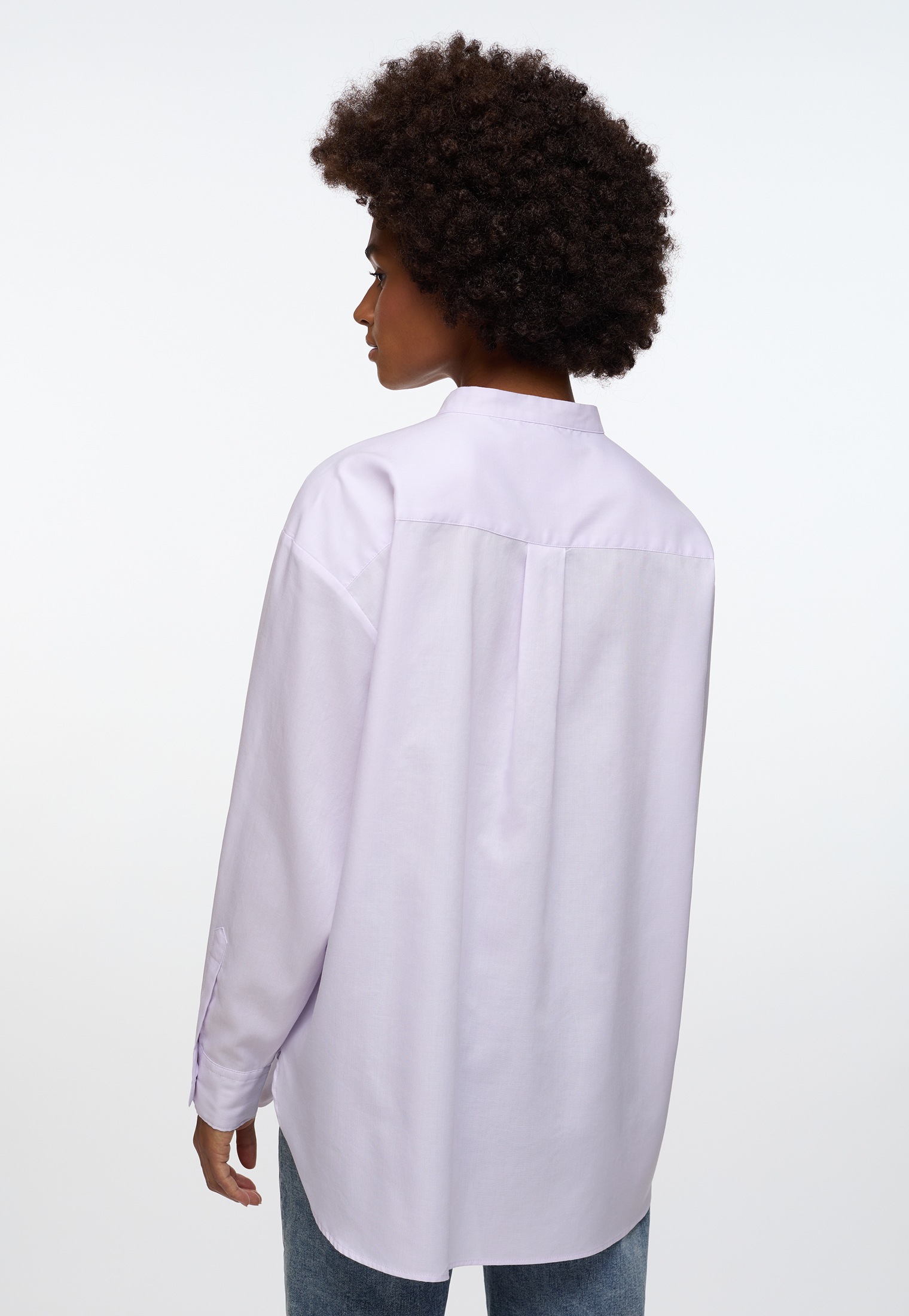 Eterna Blouse chemise »OVERSIZE FIT« EASY IRON (bügelleicht)