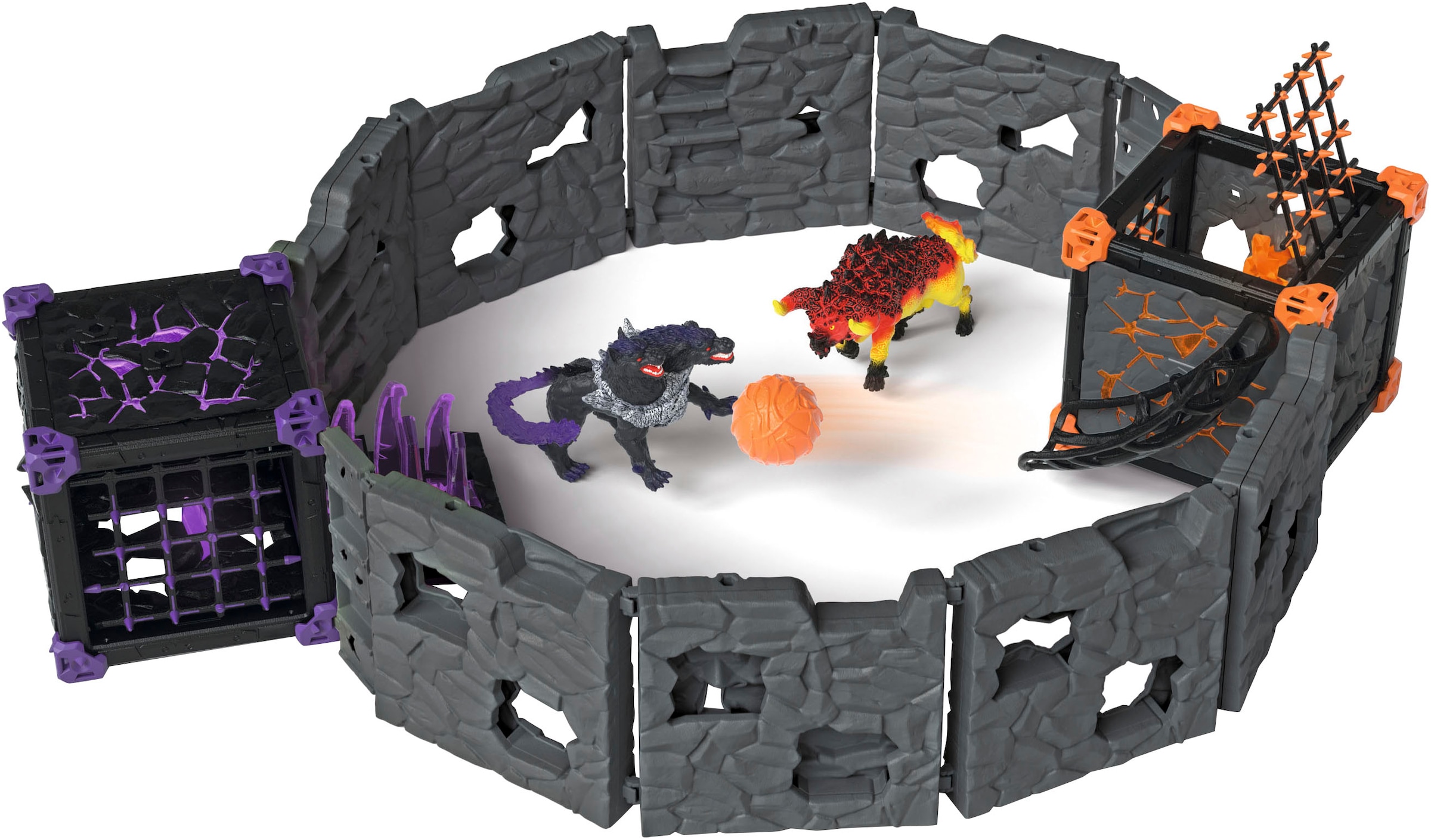 Schleich® Spielwelt »ELDRADOR® CREATURES, BattleCave Arena: Lava vs. Schatten (42673)«
