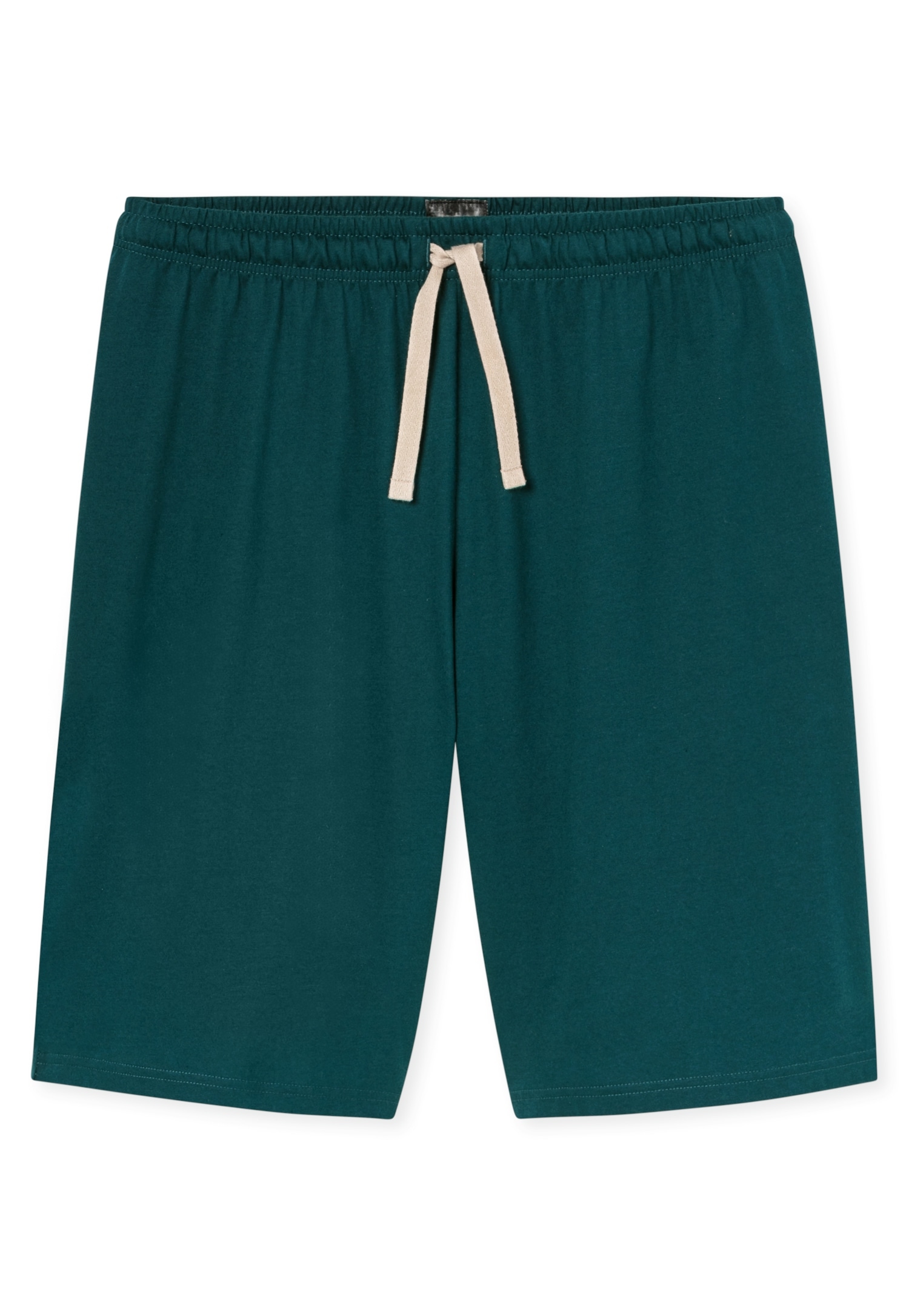 Schiesser Shorty »Casual Nightwear« 2 V-Ausschnitt, Shorts in Uni mit Bindeband am Bund