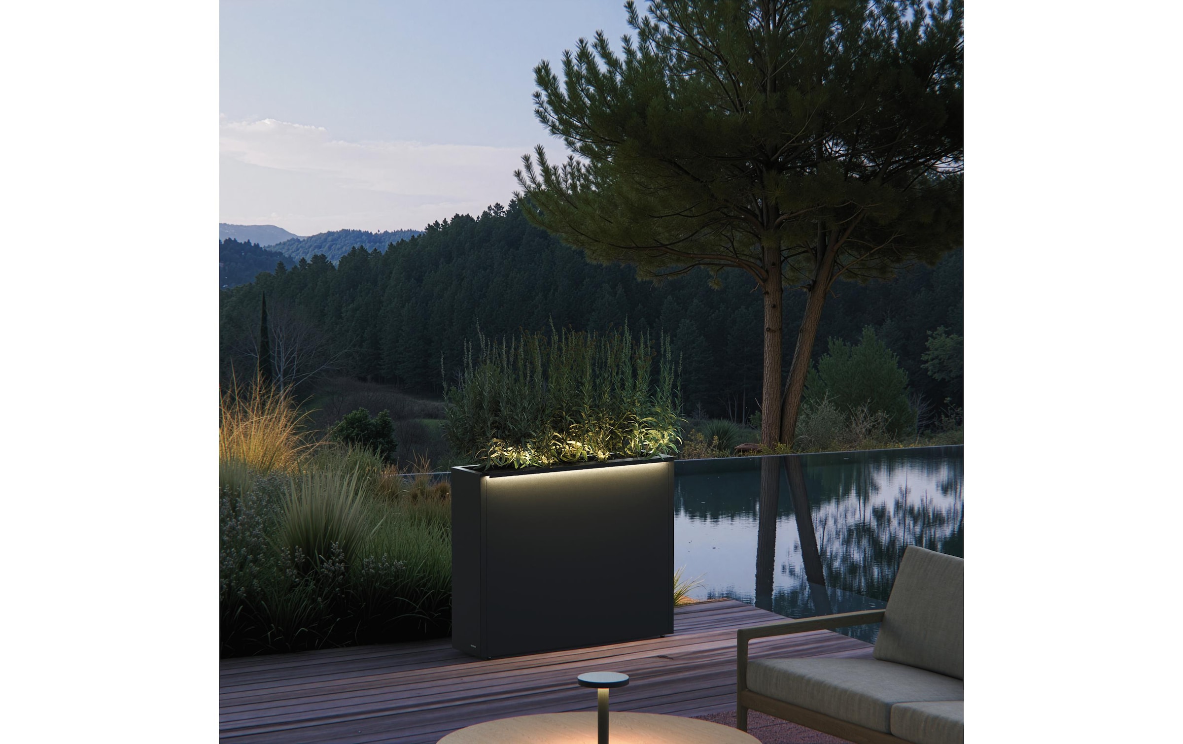 Herstera Garden Bac à plantes »Raumteiler 100 x 25 x 80 cm«