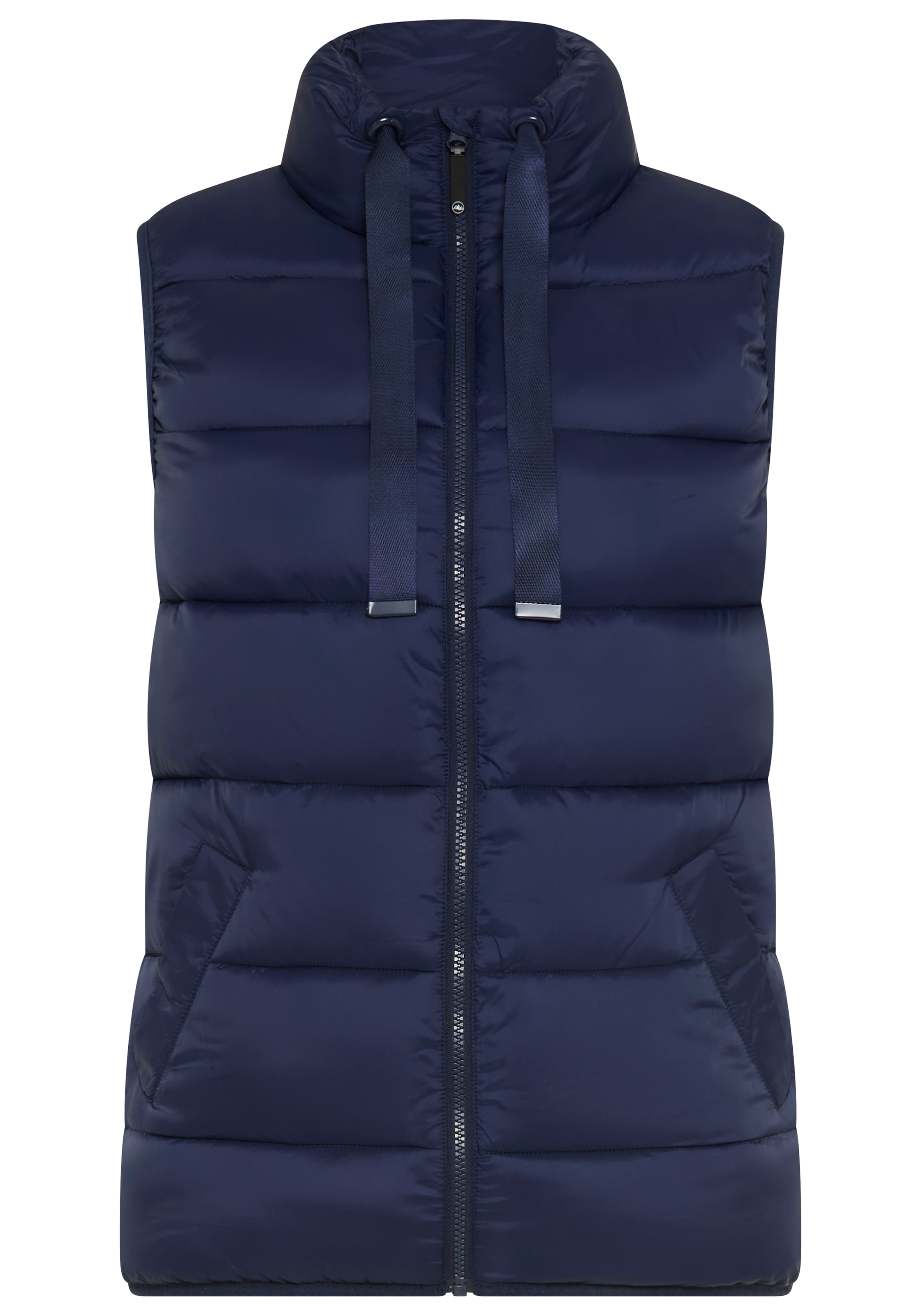 Polarino Gilet matelassé avec col montant, idéal pour la transition