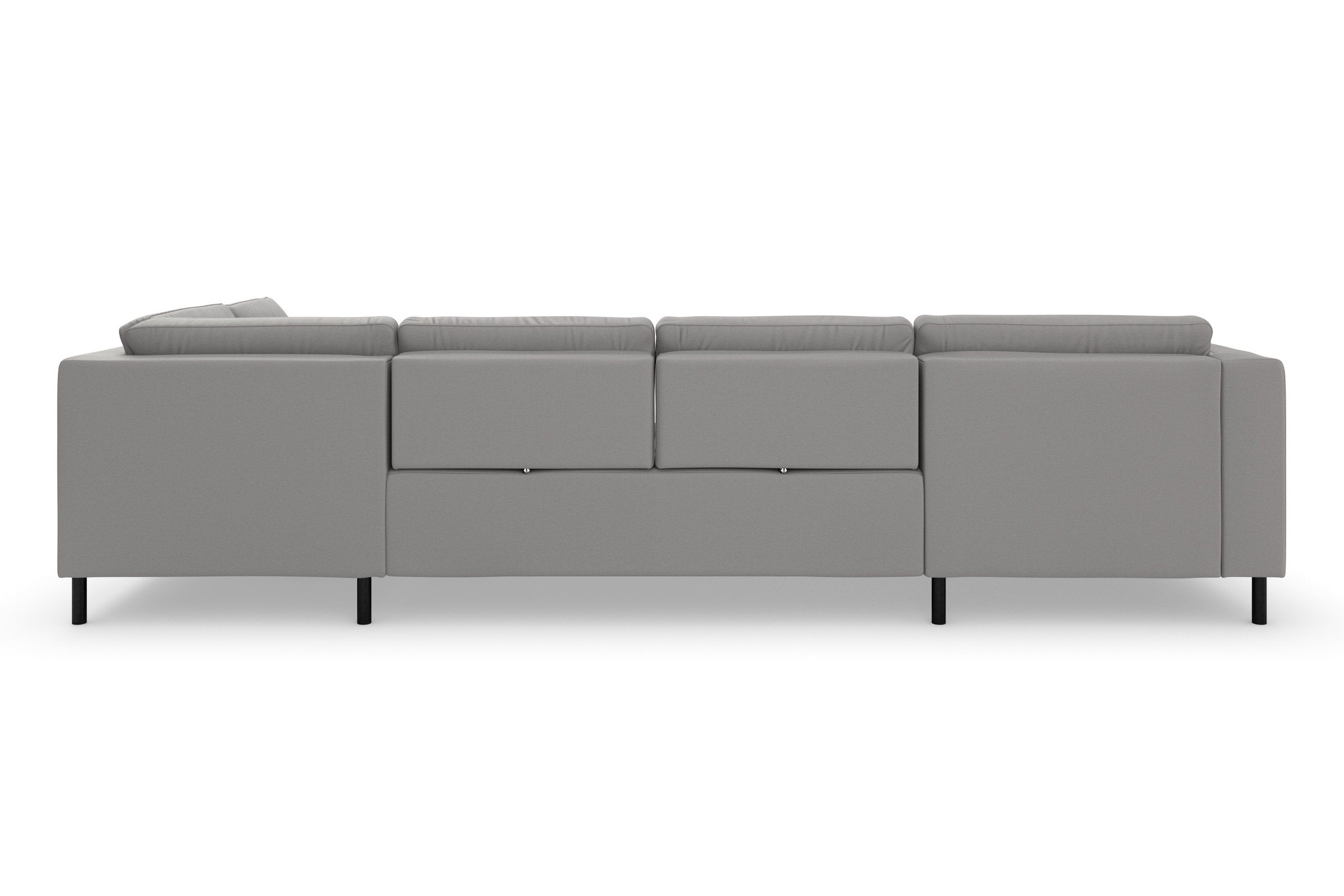 sit&more Wohnlandschaft »Olsen U-Form« inklusive Sitztiefenverstellung, optional Schlaffunktion, 15cm hoch