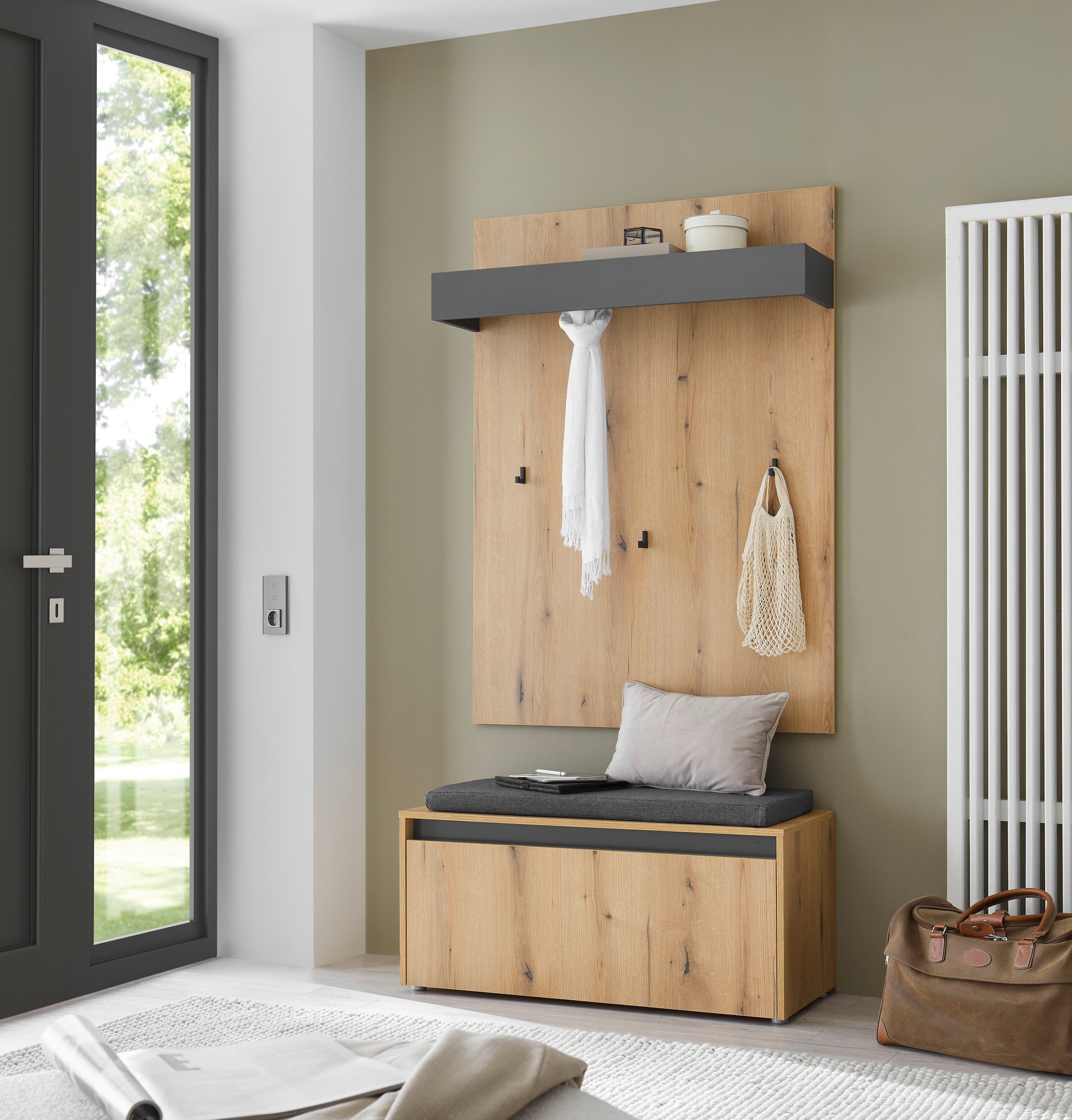 Home affaire Ensemble de vestiaires »GIRON/CiTY, moderne Garderobe, Komplettset mit viel Stauraum« Komplett-Set, 2 cuis tlg.