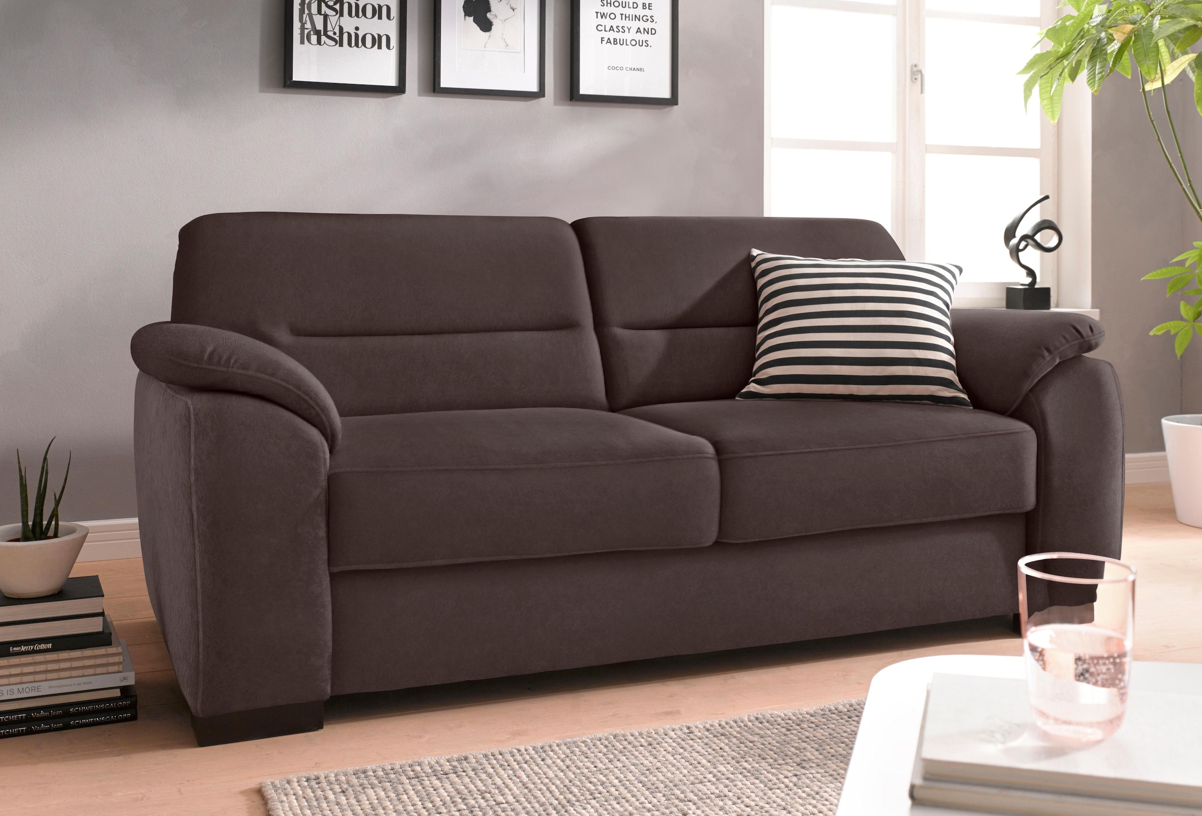 sit&more 3-Sitzer »Montego, B: 198cm« mit Federkern