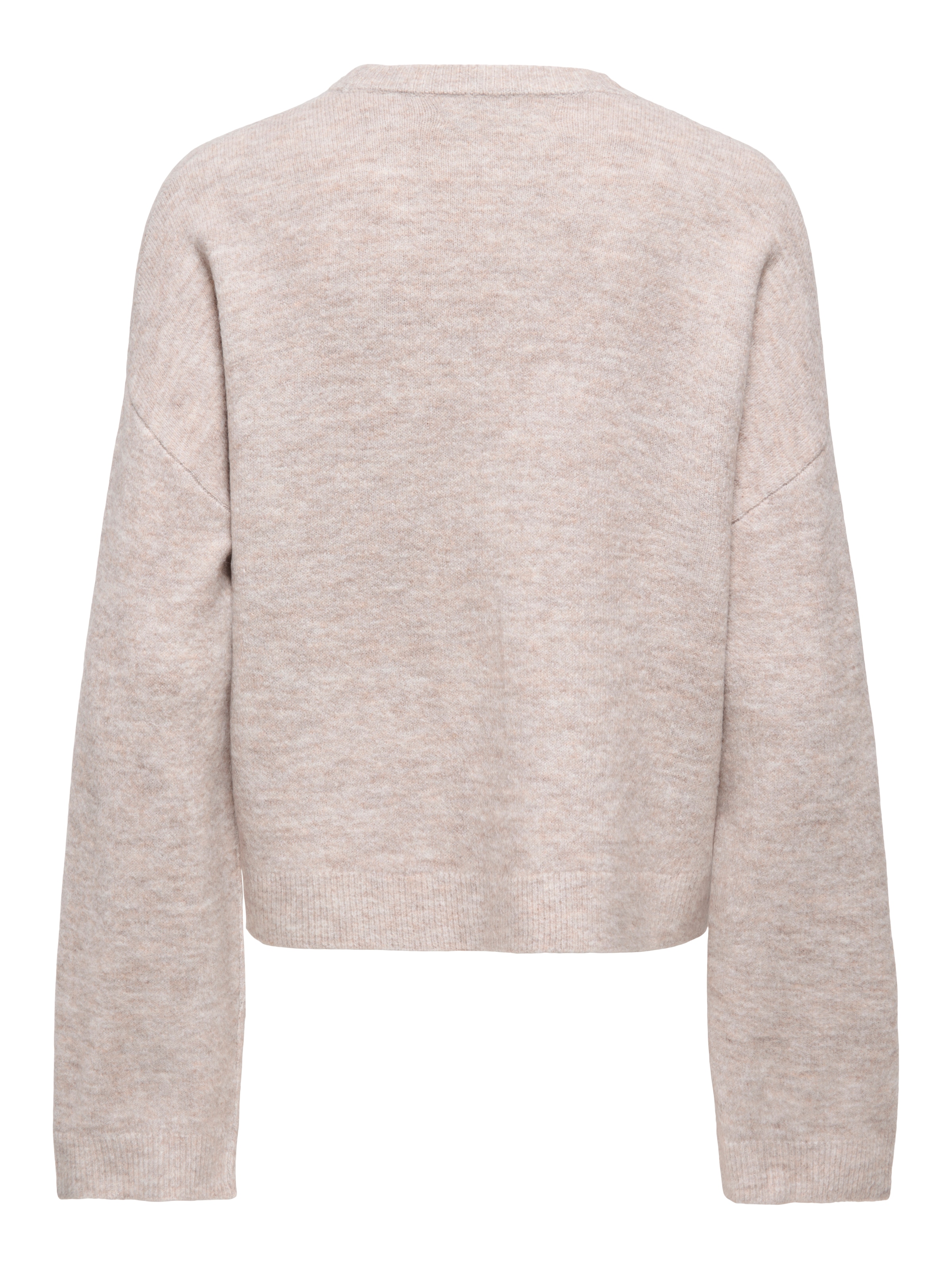 ONLY Rundhalspullover »ONLSIMONI L/S O-NECK PULLOVER KNT NOOS« Materialmix, regular fit