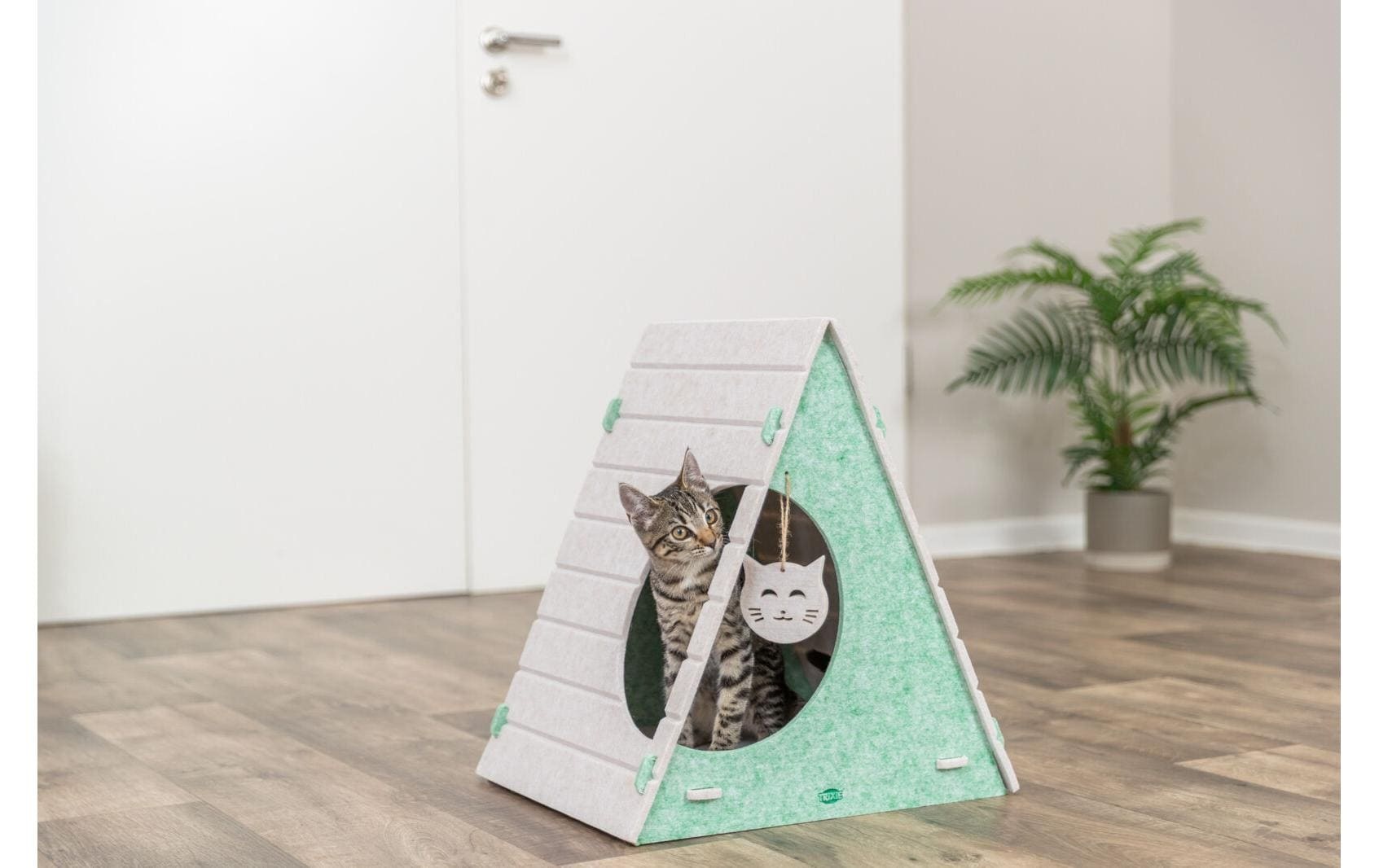 TRIXIE Grotte des animaux »Lucy Höhle Filz dreieckig 46 x 50 x 38 cm« forme stable