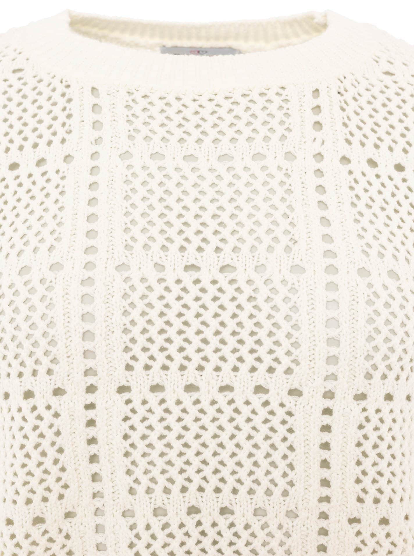 Zwillingsherz Pull en tricot »"Lochstrick"« mit Lockstrickmotiv