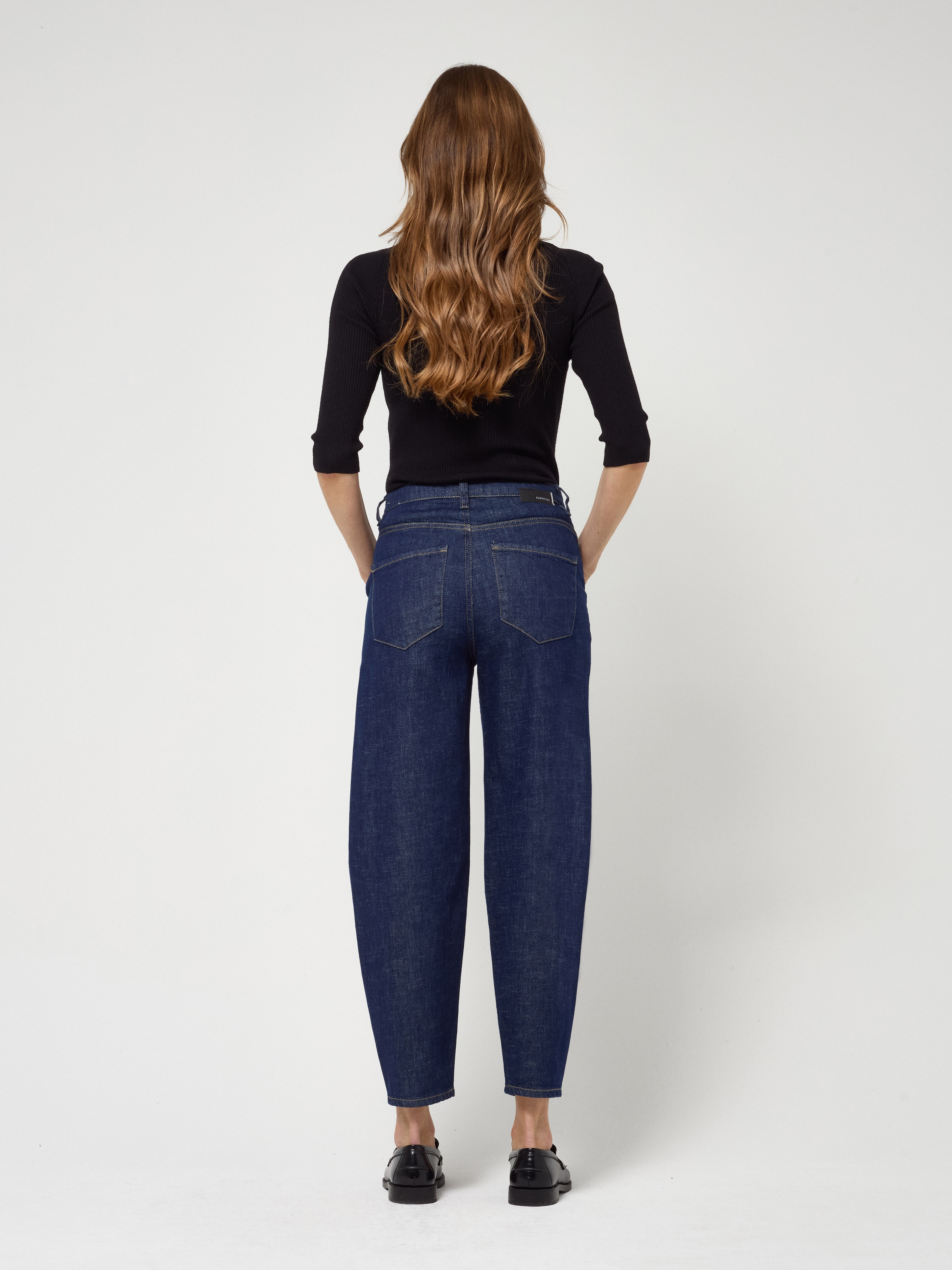 GANG Jeans à 5 poches »94VIA« en coupe ballon, longueur de jambe raccourcie