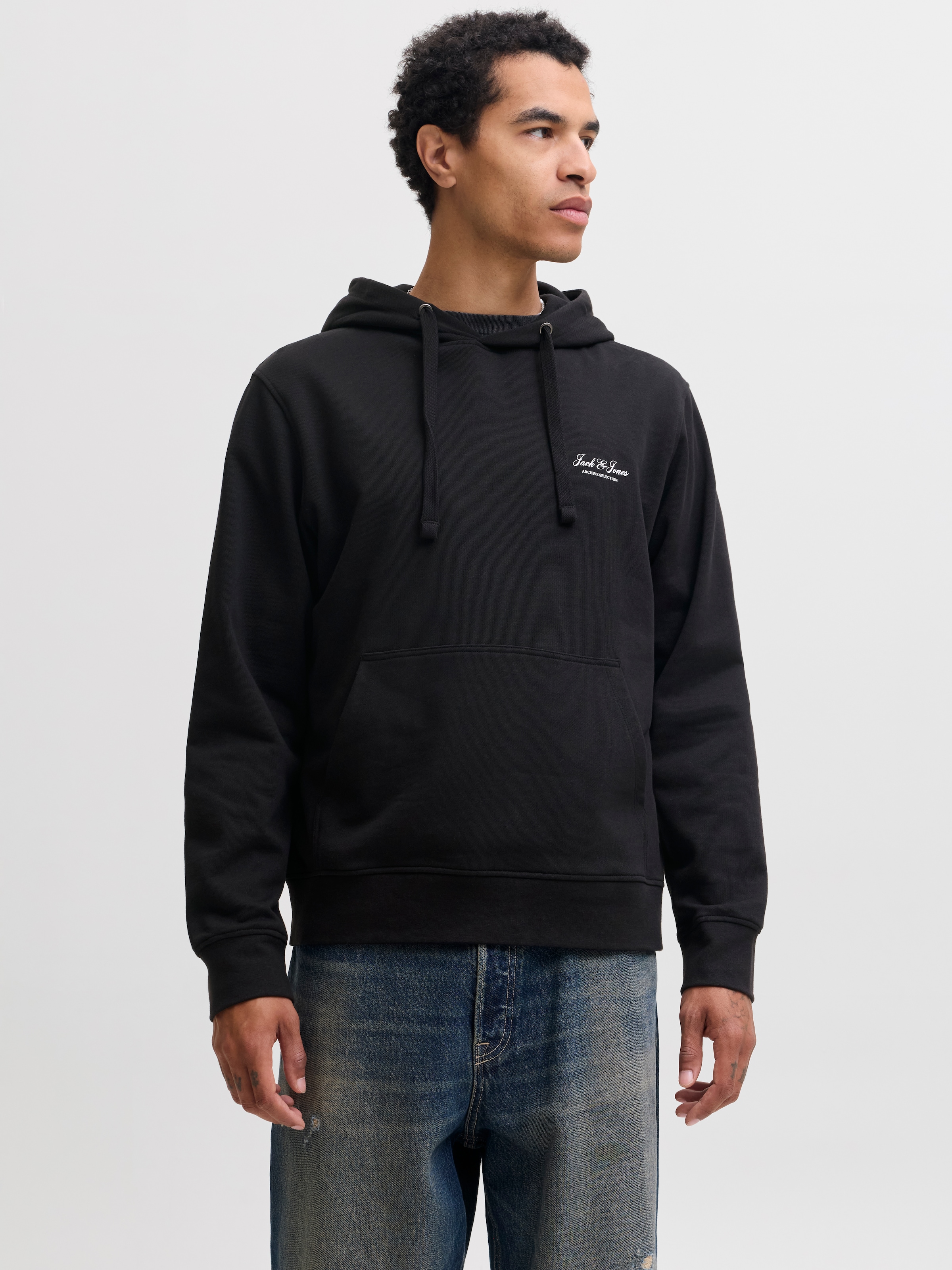 Jack & Jones Kapuzensweatshirt »JJEARCHIVE GRAPHIC SWEAT HOOD SN«, Baumwollmischung,
