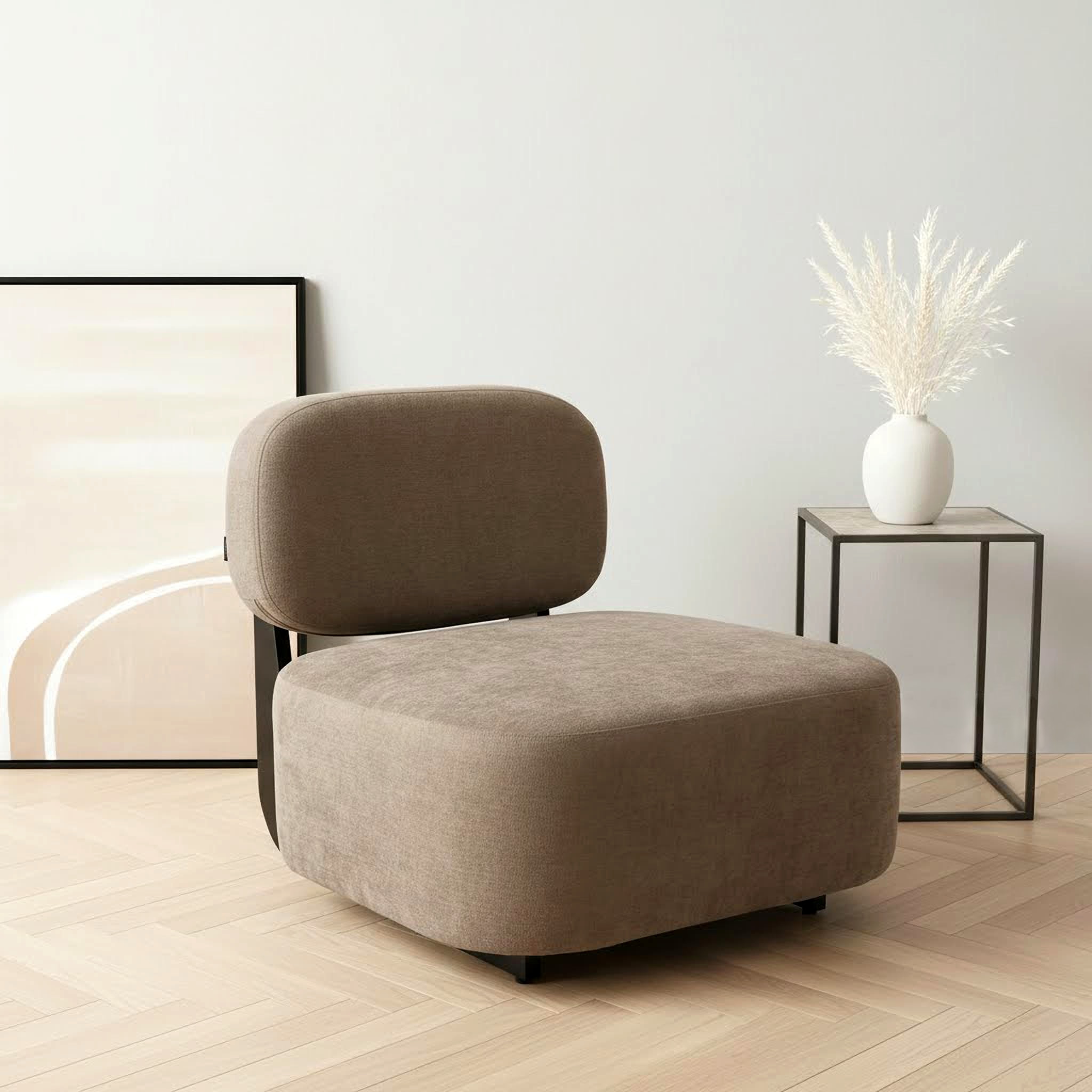 Home affaire Fauteuil lounge »LIORAN Designsessel mit filigranem Holzgestell« Designklassiker, modern und zeitlos