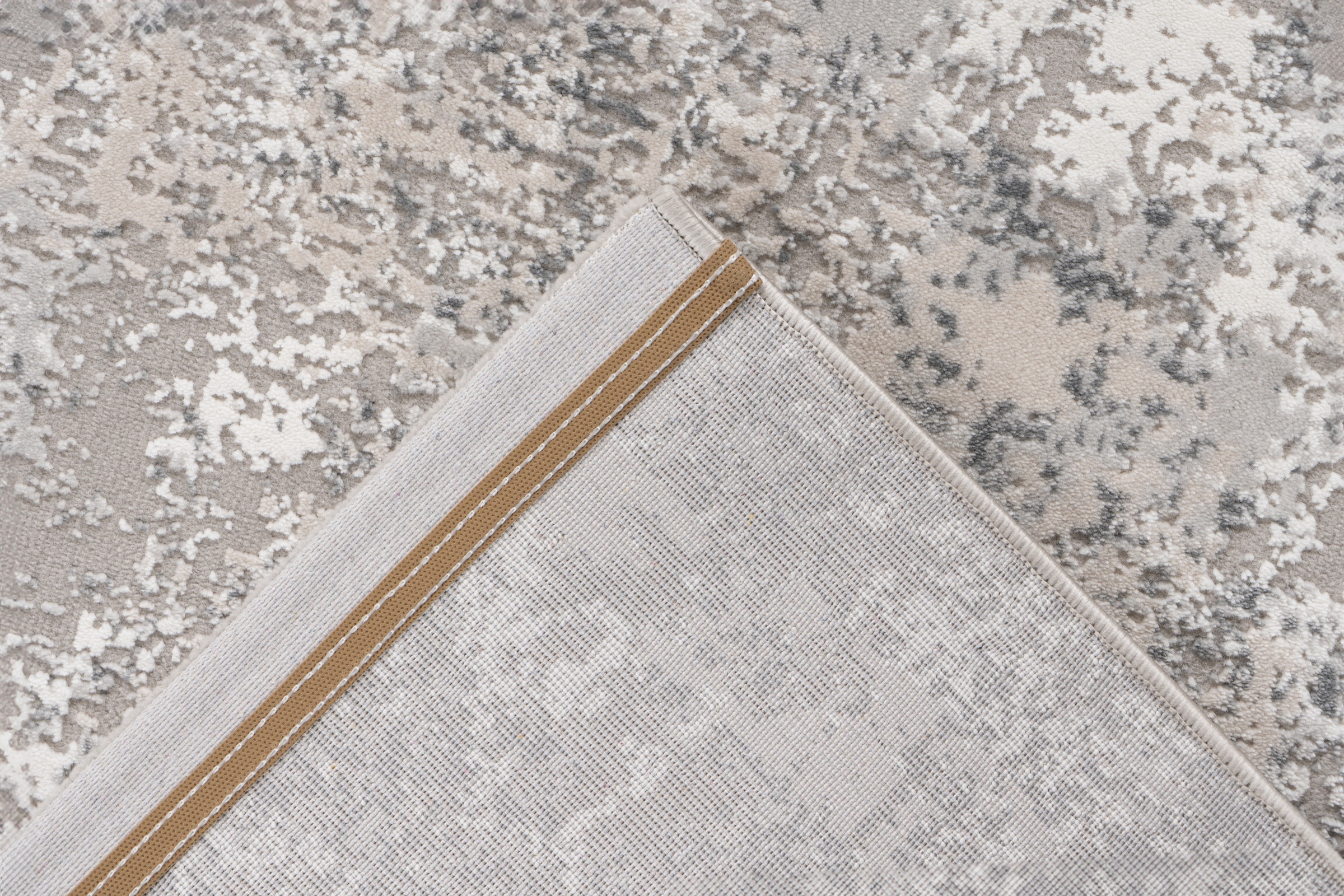 Kayoom Teppich »Stage 725« rechteckig 11 mm Höhe weicher Kurzflor, Struktur, Wohnzimmer