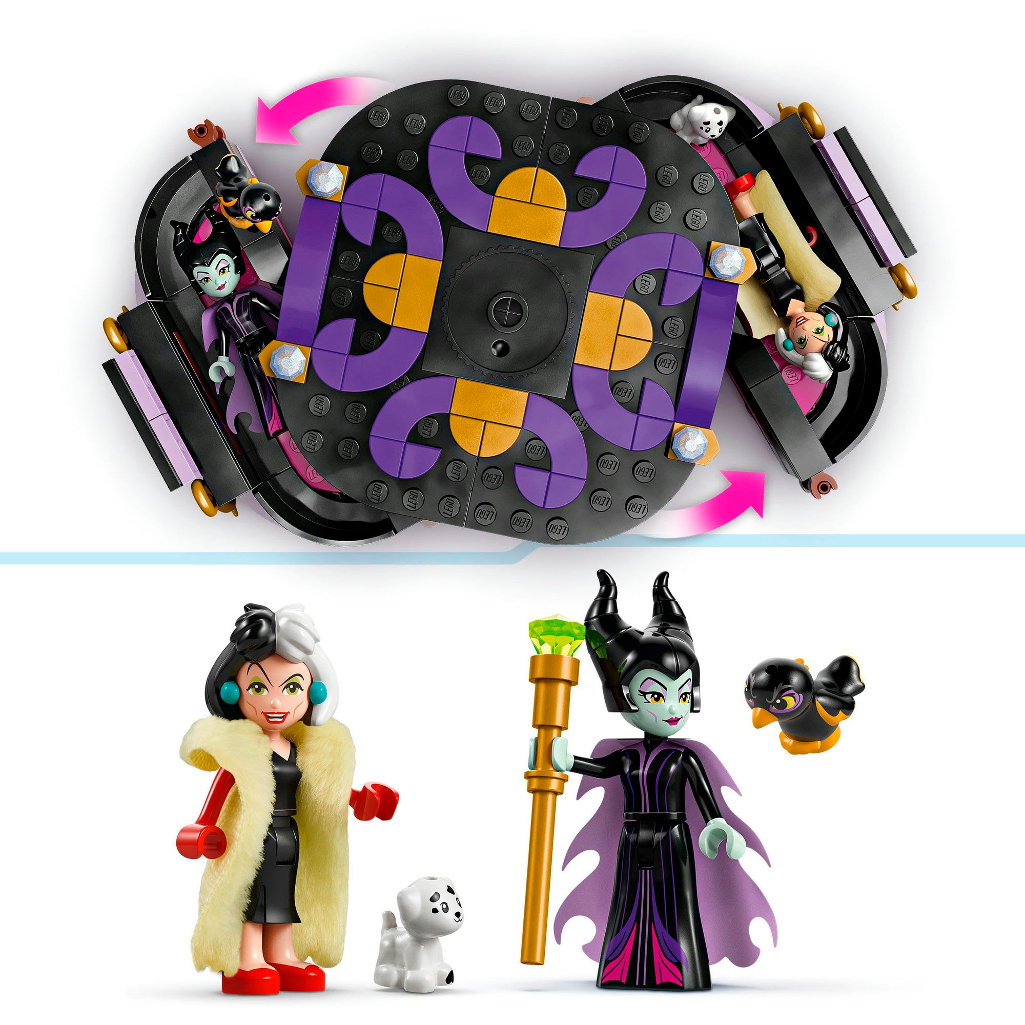 LEGO® Konstruktionsspielsteine »Die Kleider von Malefiz und Cruella De Vil (43262)« LEGO® Disney Classic; Made in Europe