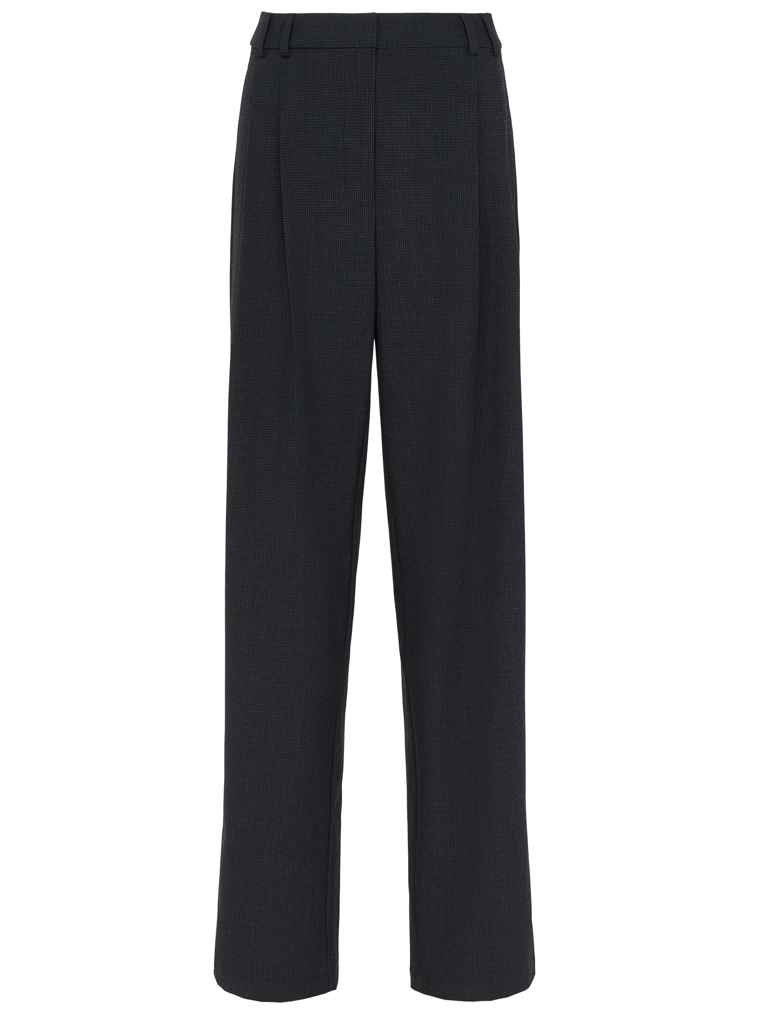 LeGer Pantalon en tissu »Julie Tall, LeGer by Lena Gercke«  avec plis de ceinture et pressions, motif fin, coupe longue