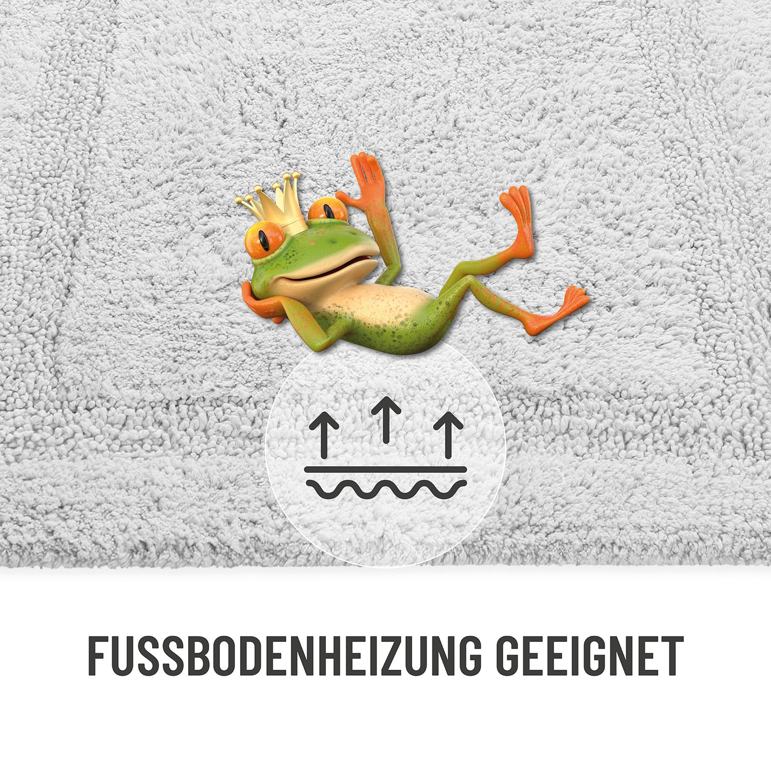 Wecon home Basics Tapis de bain »Knut« Höhe 20 mm waschbar, rutschfest, strapazierfähig, pflegeleicht, Bordüre, weich