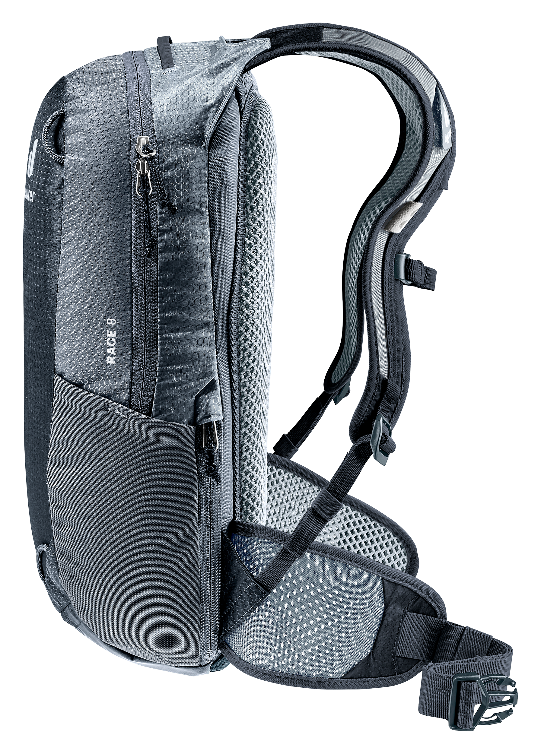deuter Sac à dos pour vélo »RACE 8 L« für Radsport, mit 8 Liter Volumen, mit Regenhülle, leichtes Design