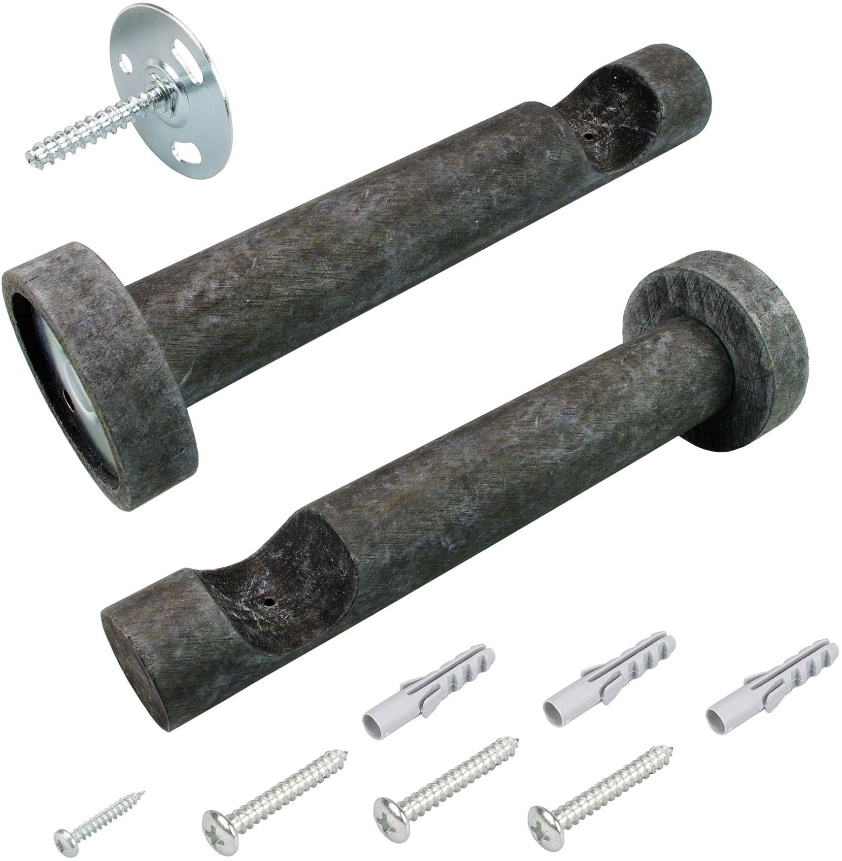 Liedeco Gardinenstange »Terra Kugel mit Streifen« Ø 28 mm 1 läufig-läufig Fixmass