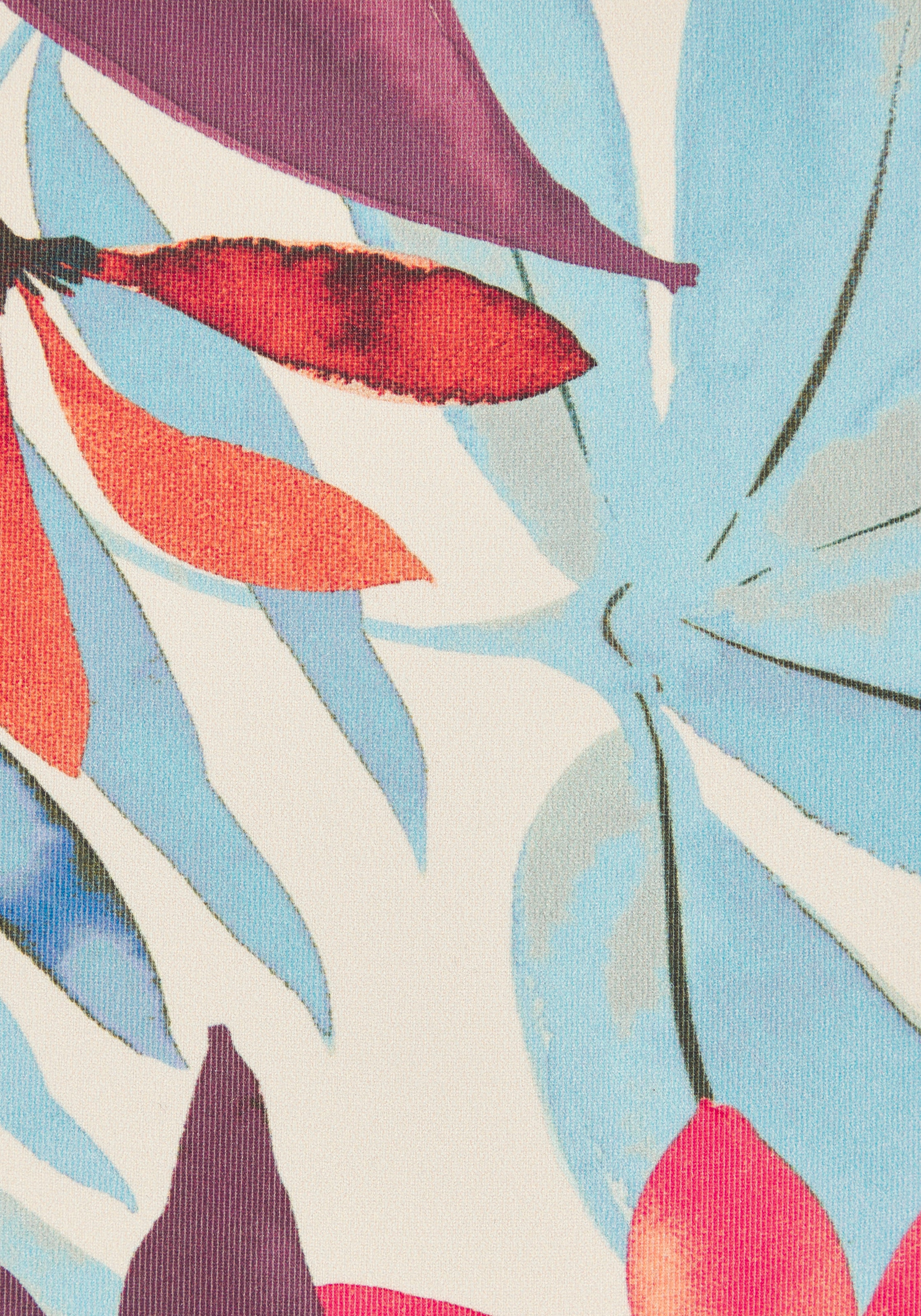 LASCANA Pantalon de bikini »Imani« mit sommerlichem Blätterprint