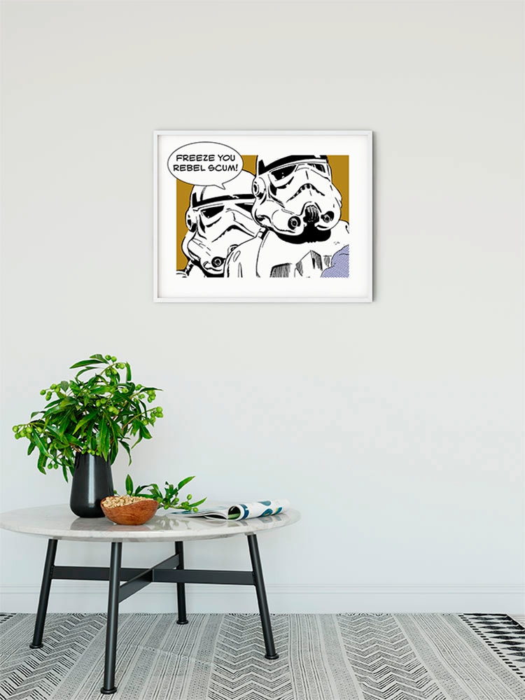 Komar Image »Star Wars Classic Comic Quote Stormtrooper« 1 cuis tlg. Wandbild zur Dekoration im Kinderzimmer - ohne Rahmen