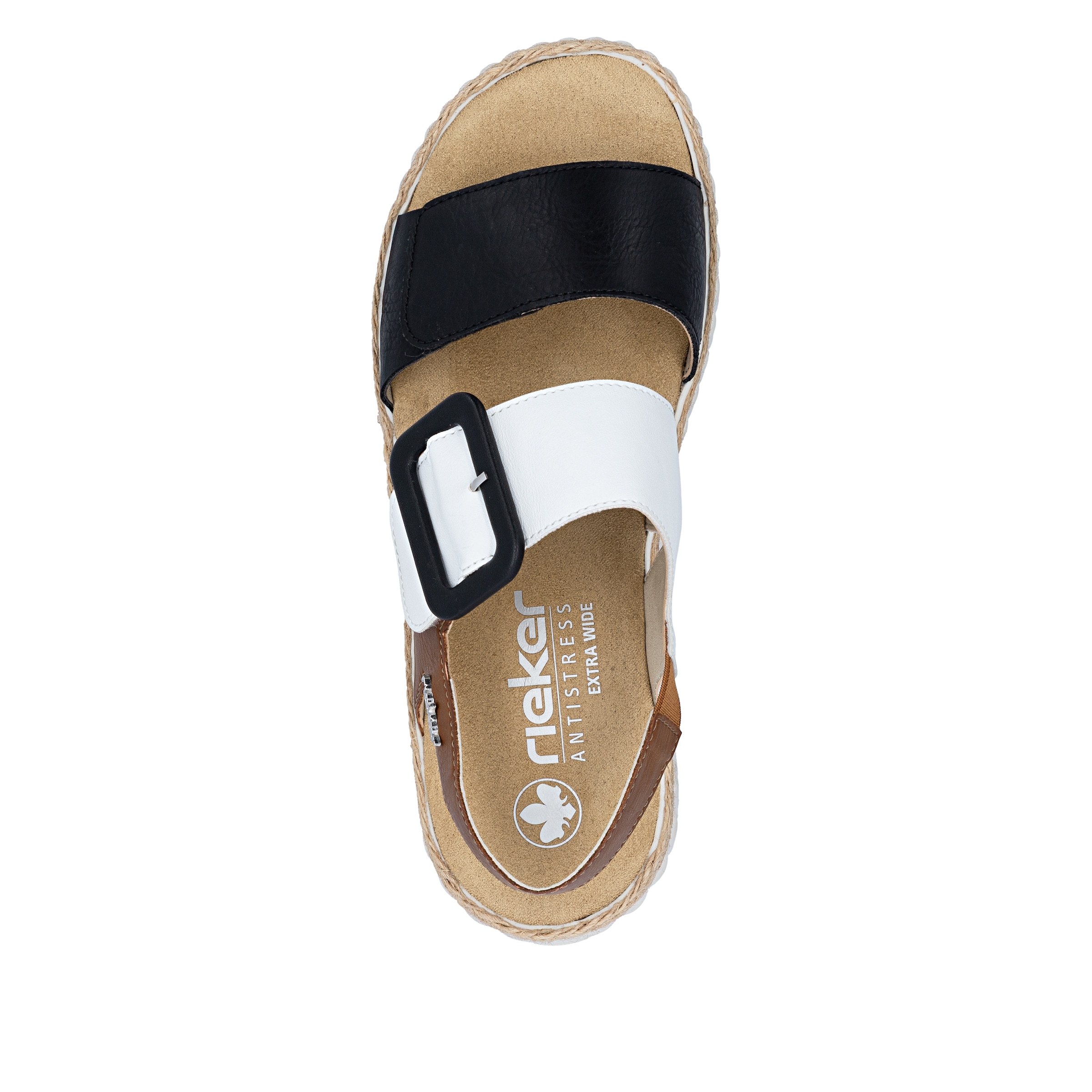 Rieker  chaussure d'été, sandale, talon compensé, forme confortable