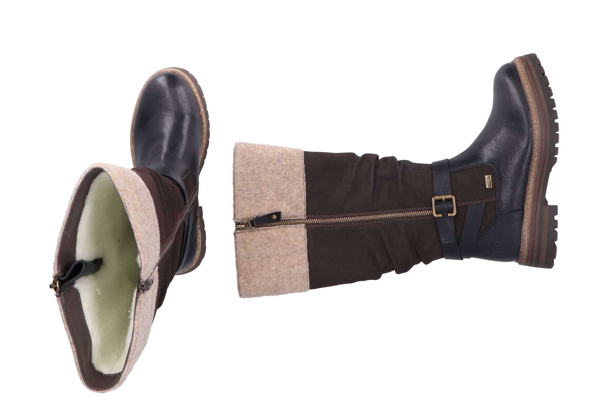 Rieker Bottes d'hiver  Bottes hautes avec membrane riekerTEX déperlante