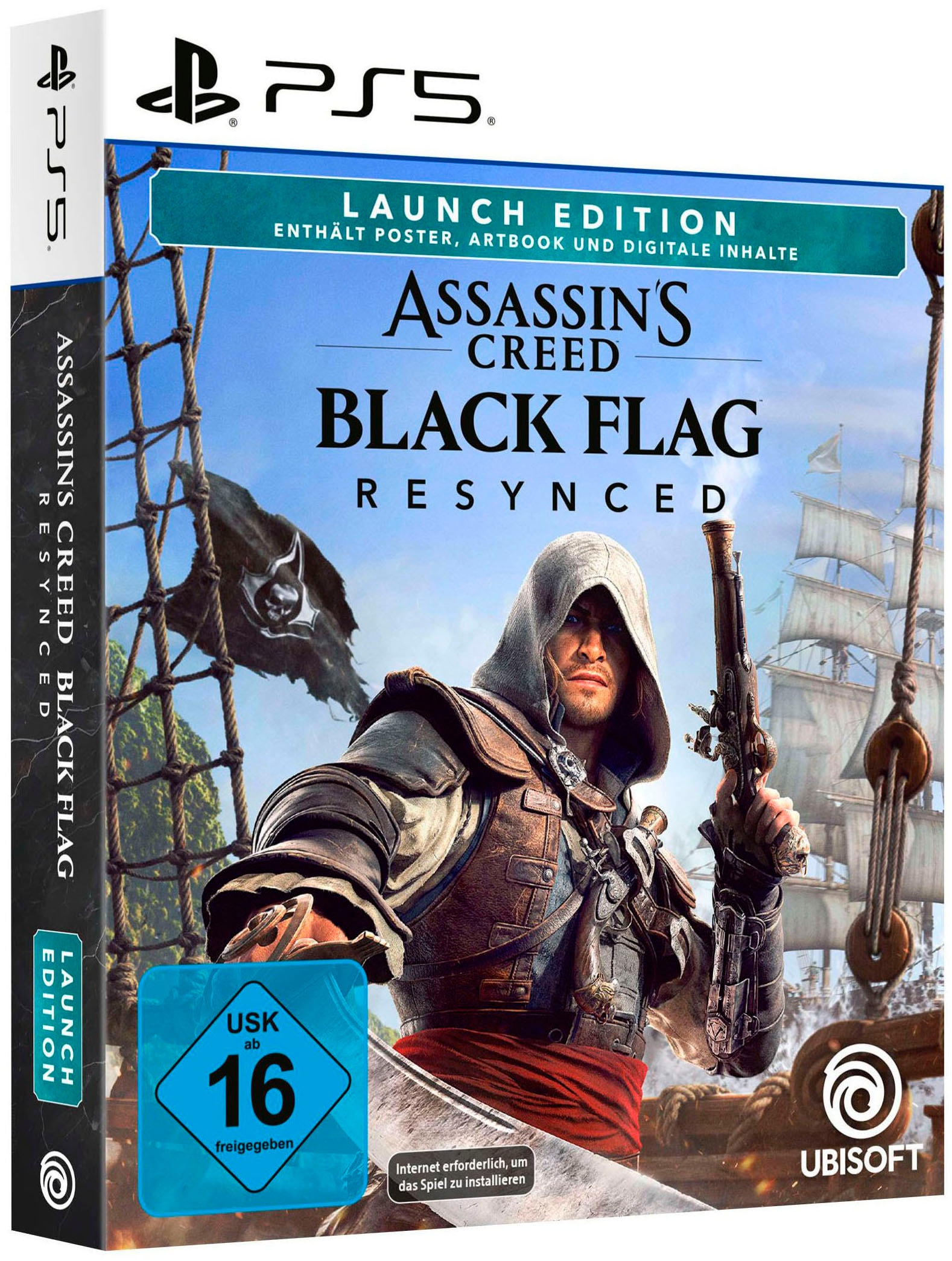 PlayStation 5 Set de consoles »PS5 Disk Edition (Slim) inkl. Assassin’s Creed Black Flag Resynced« 1.000 Go 1 To