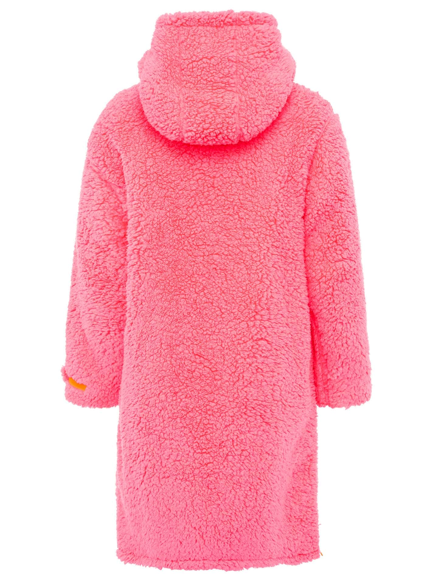 Zwillingsherz Manteau court »"Oversize Teddy Windjacke ZH"« matière teddy douce, capuche, fermeture éclair, poches latérales