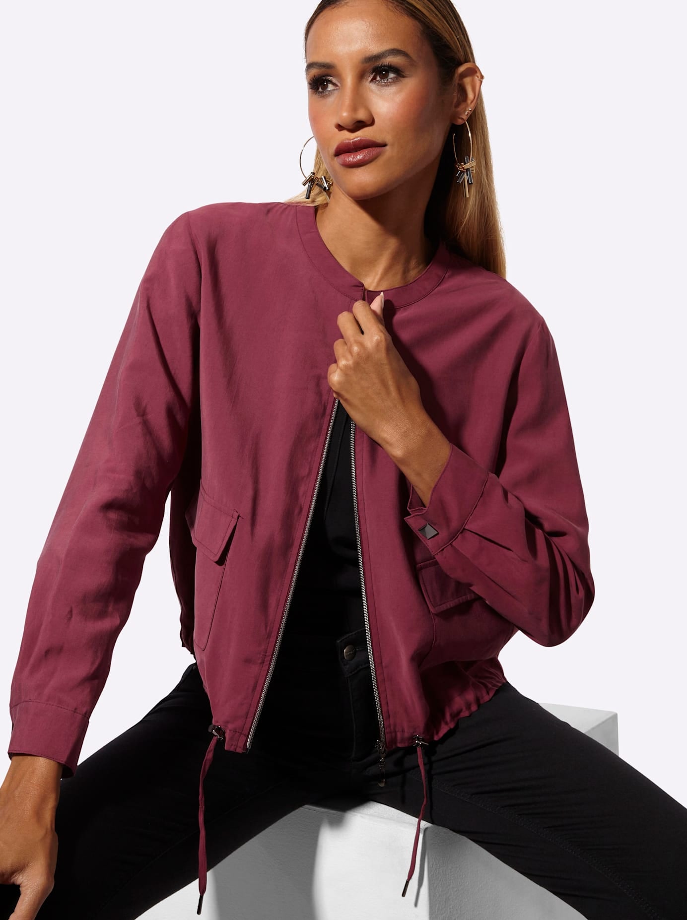 creation L Veste blazer »Modal-Mix-Blouson«