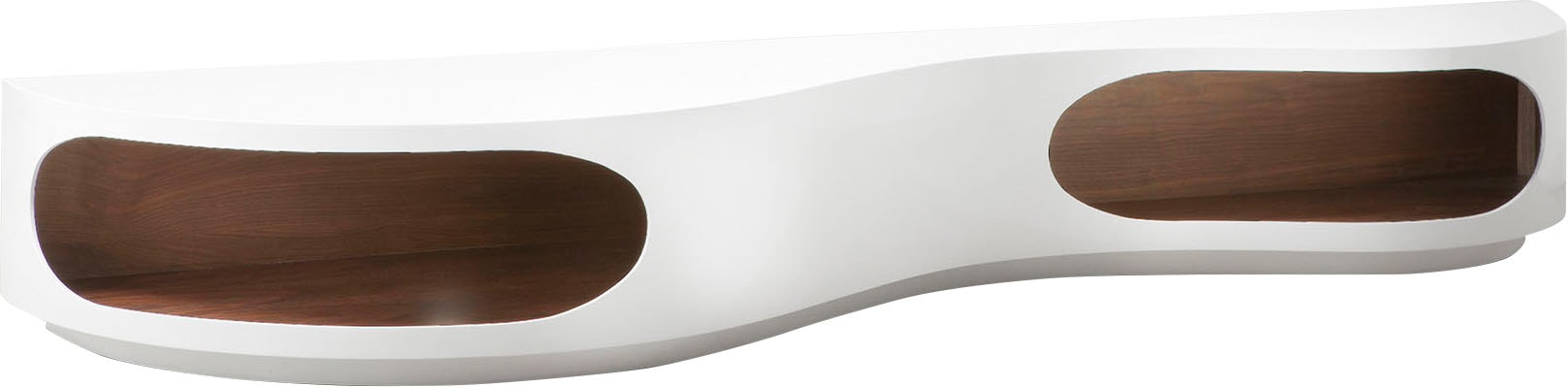 SalesFever Lowboard »Slow Design TV-Kommode für stilvolles Wohnen« Kommode in moderner Form, Fernsehschrank in Hochglanz