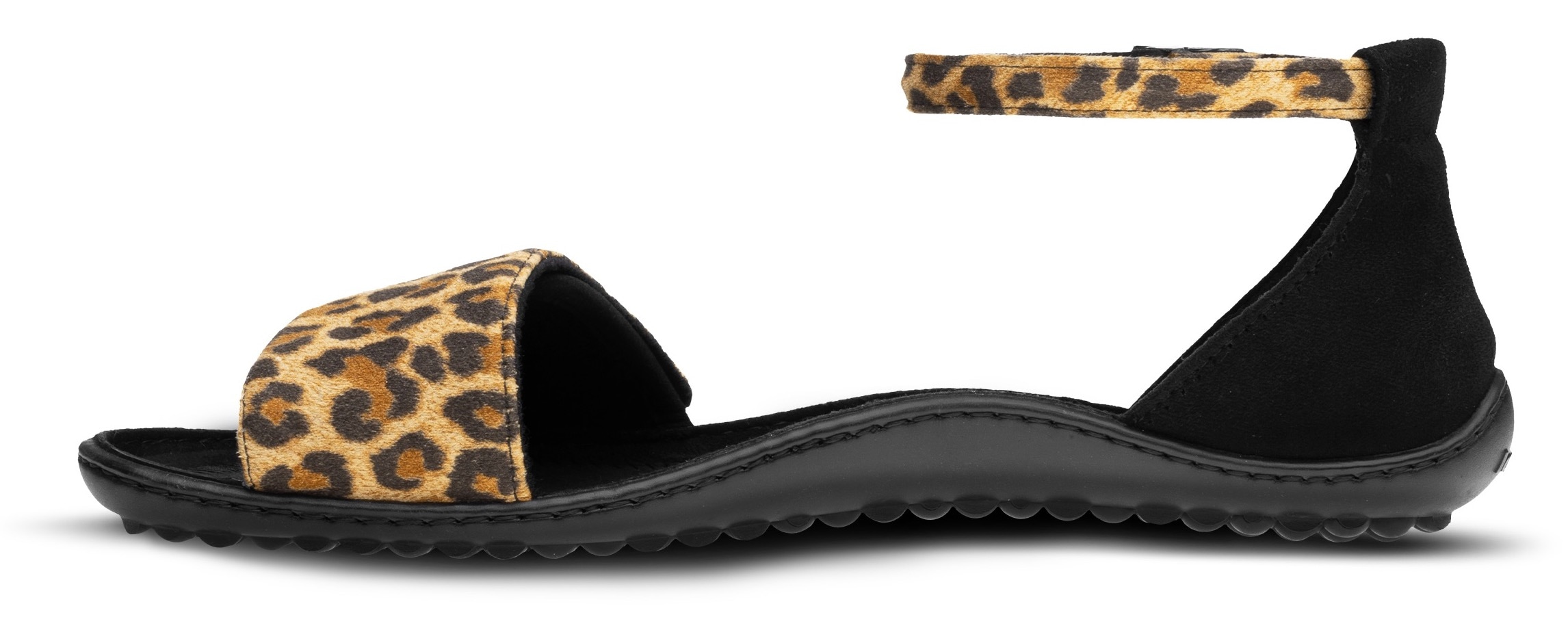 Leguano Chaussures pieds nus »JARA«  Chaussure d'été, sandale à brides, ballerines en motif léopard tendance