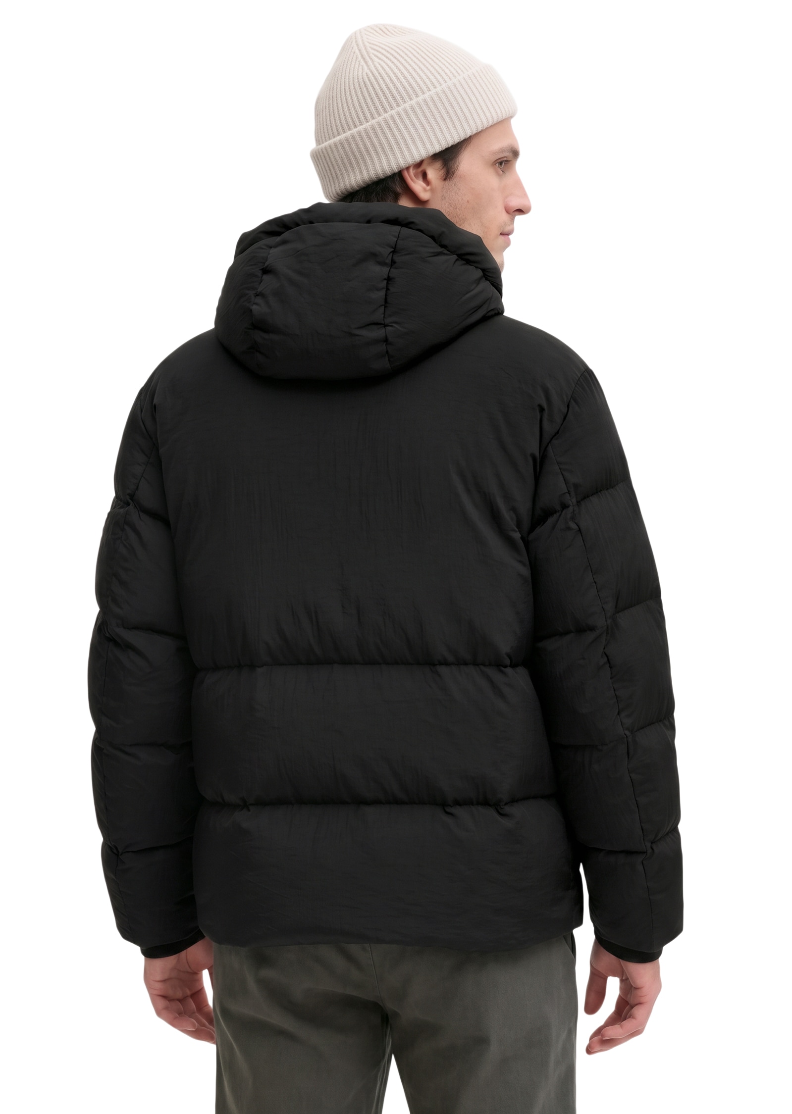 Marc O'Polo Steppjacke »relaxed leicht und wasserabweisend« mit Kapuze wärmende Füllung