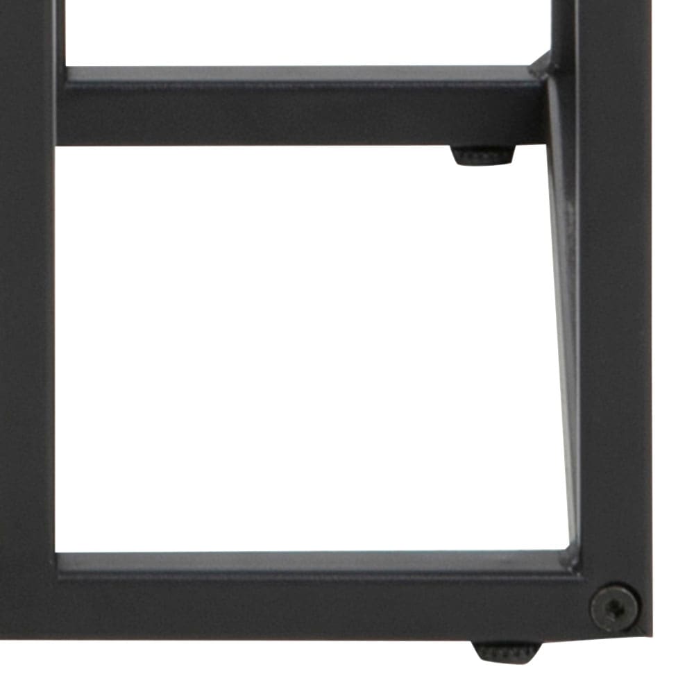 ACTONA GROUP Beistelltisch mit schmalen Metallgestell im modernen Industrie-Look, Höhe 63 cm