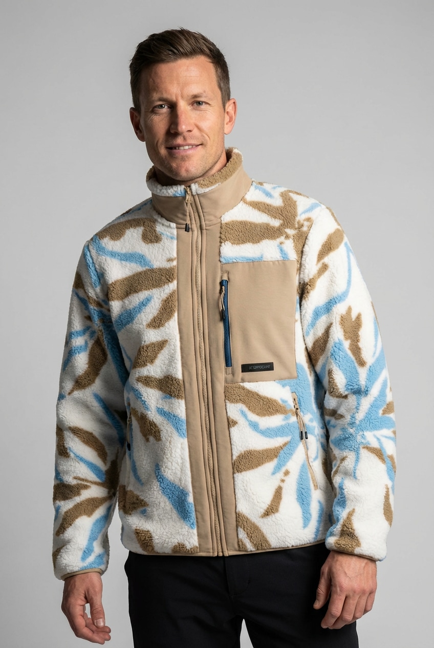 Icepeak Veste polaire »ARDESE« 1 cuis tlg. mit Stehkragen, normale Passform, mit Reissverschlusstaschen