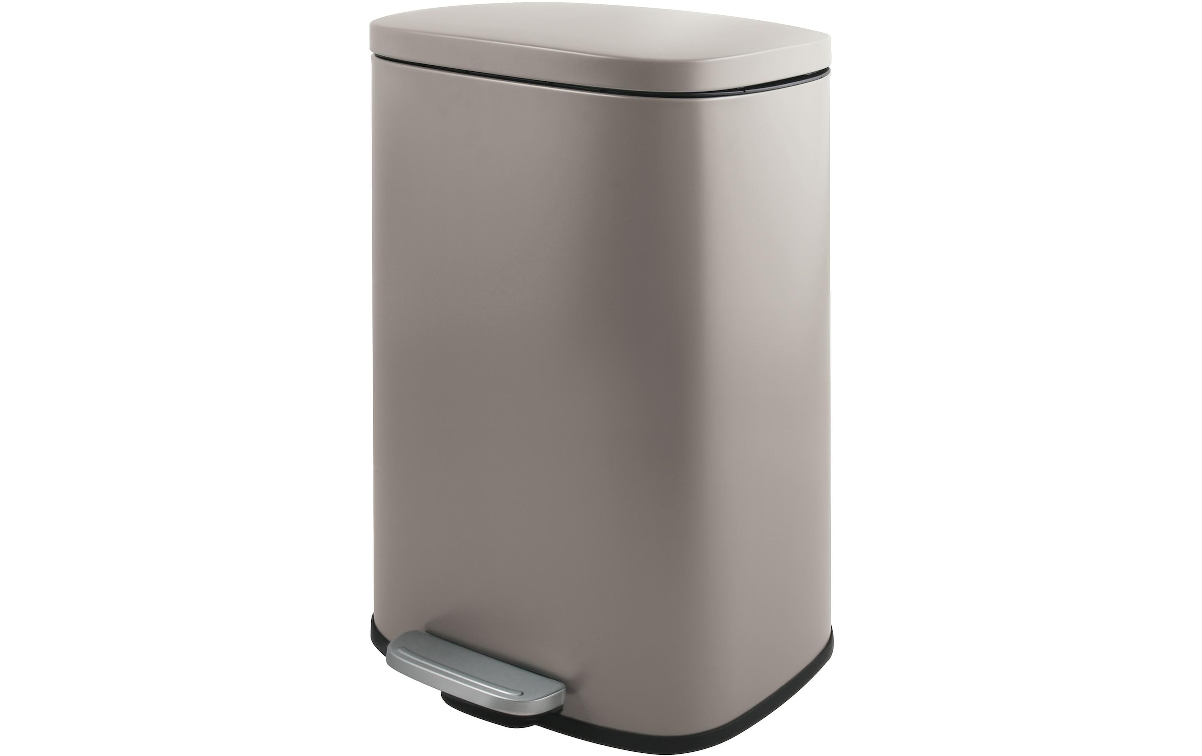 spirella Kosmetikeimer »Treteimer POUBELLE AKIRA 30L TAUPE«