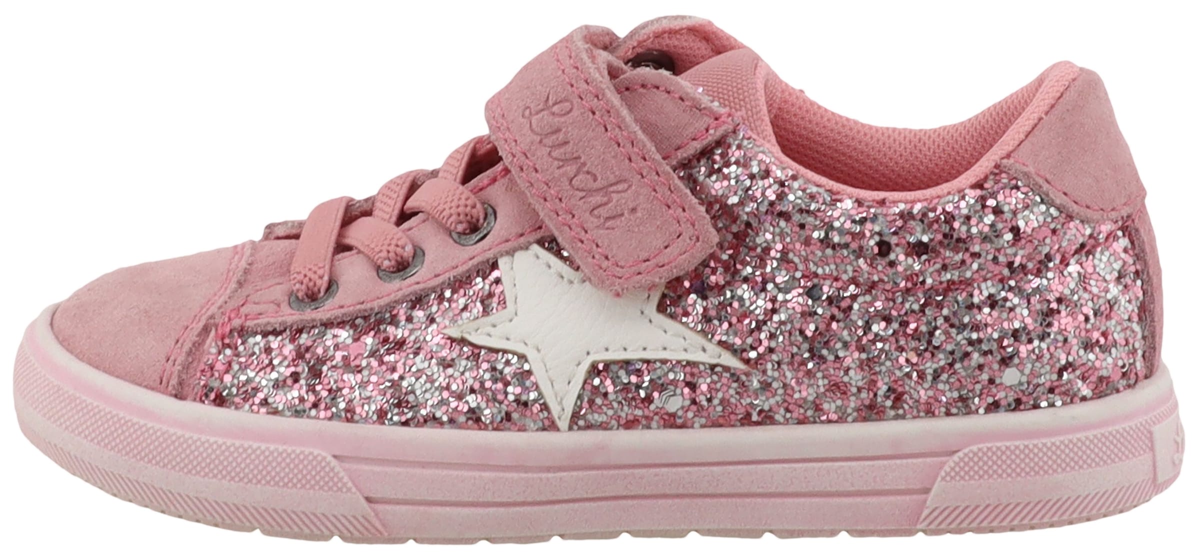 Lurchi Sneaker »Bine«  Klettschuh mit Glitzer, Grössenschablone zum Download