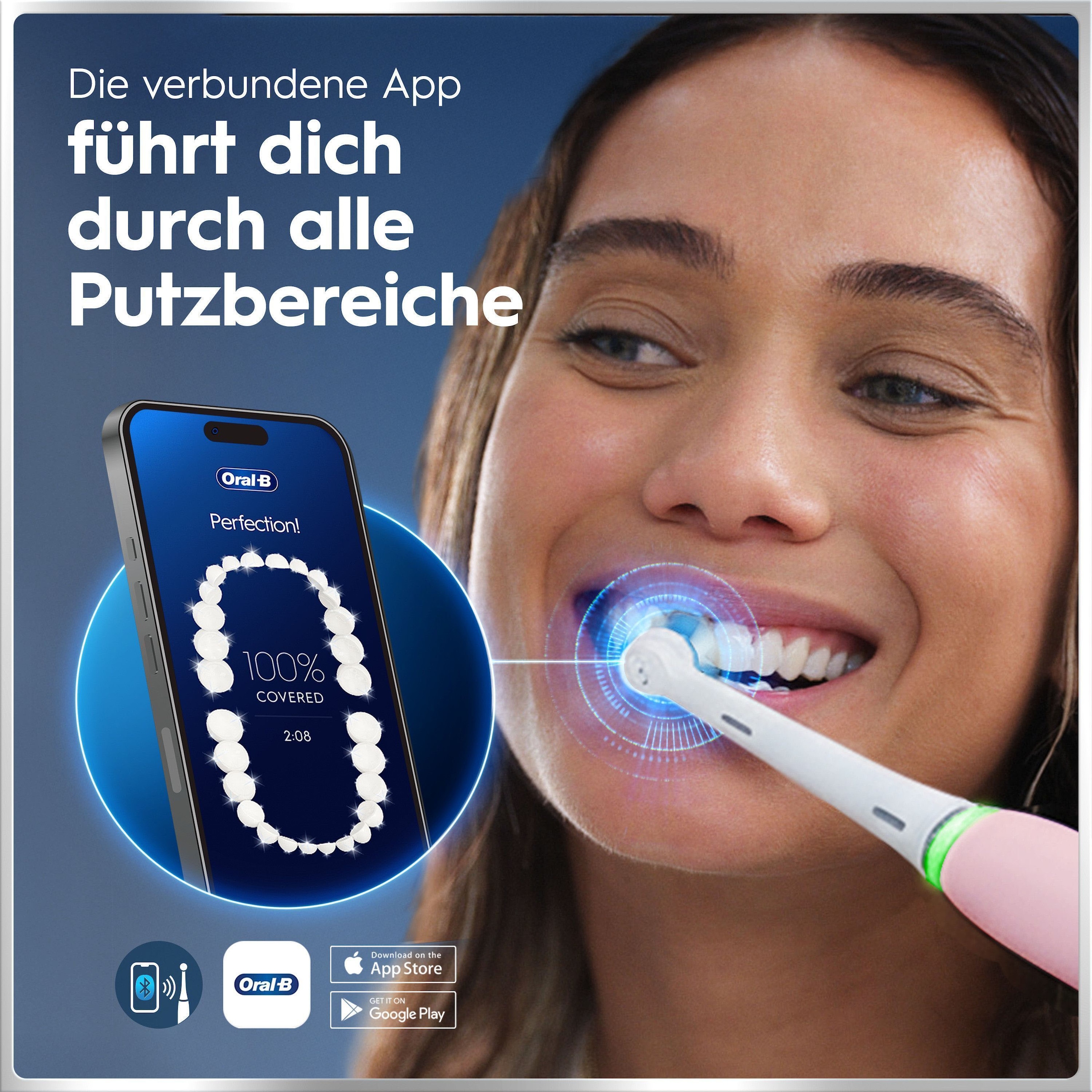 Oral-B Brosse à dents électrique »iO Series 6 N« 2 cuis Aufsteckbürsten technologie magnétique, écran et étui de voyage