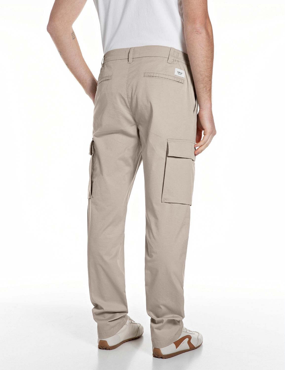 Replay Chinos »Adhann«  aus Twill mit Cargotaschen, Tapered Fit