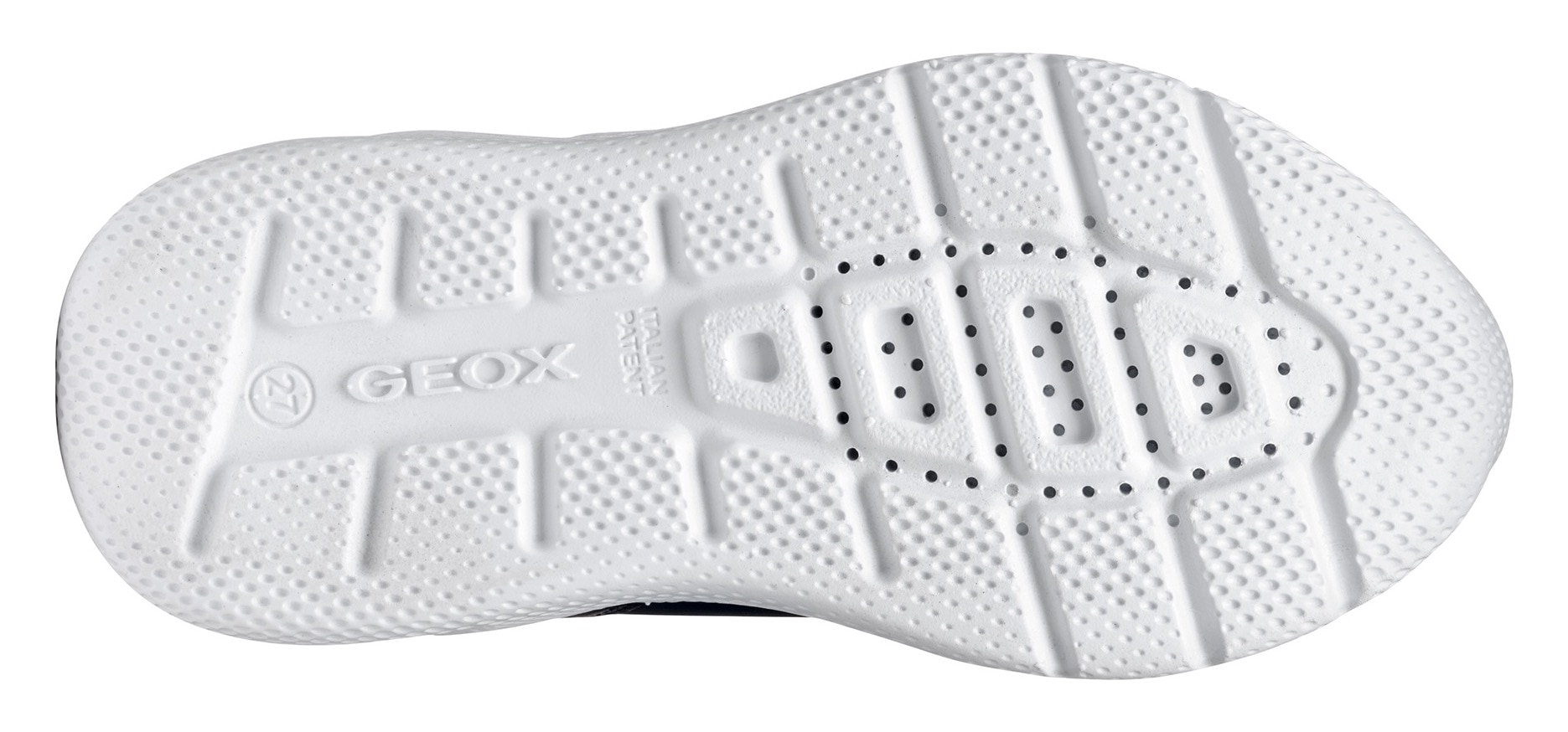 Geox Sneaker »J SPRINTYE BOY«  , Freizeitschuh, Klettschuh mit elastischen Schnürsenkeln