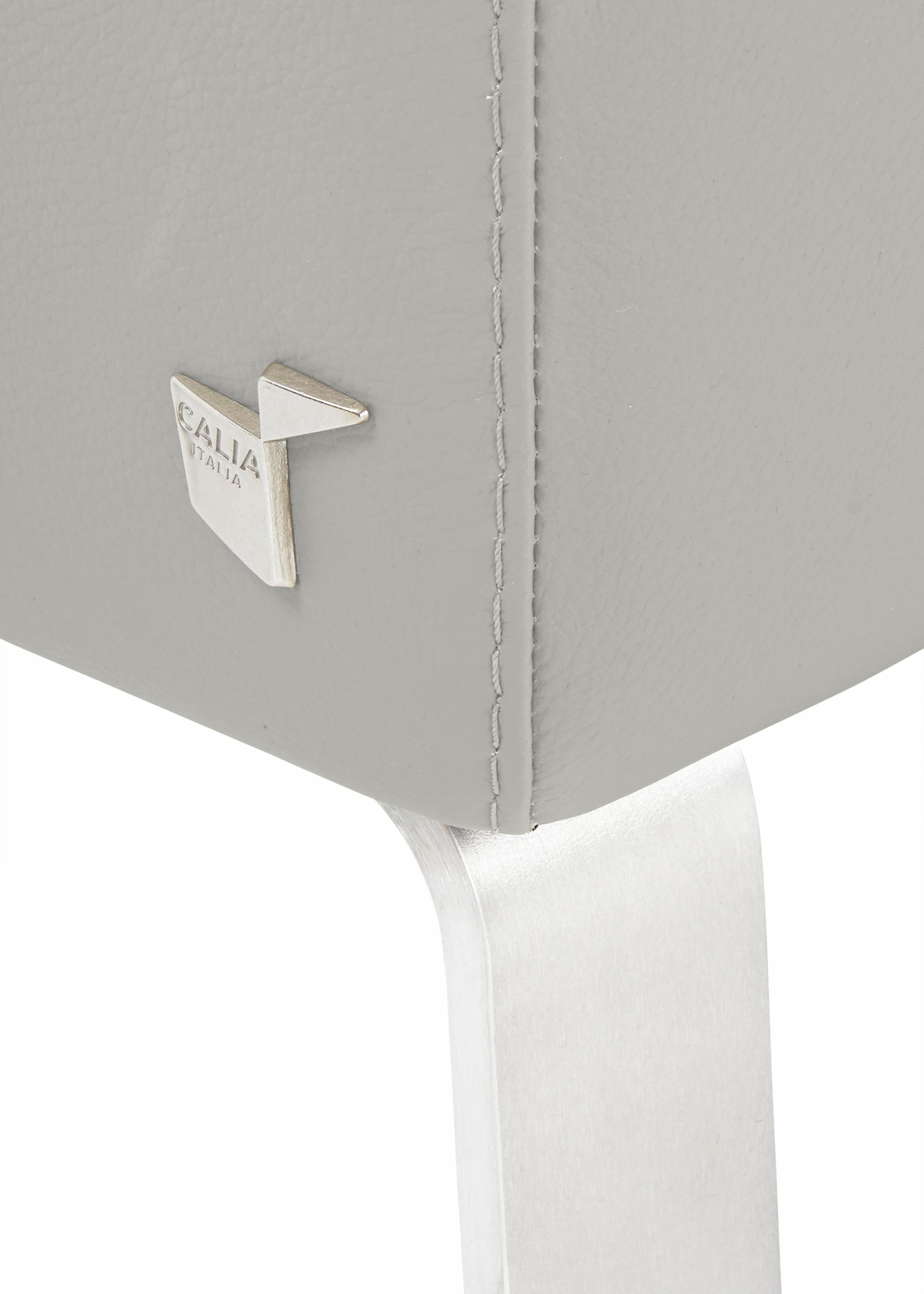 CALIA ITALIA 3-Sitzer »Simon, toller Sitzkomfort, italienisches Designsofa« in zwei Lederqualitäten