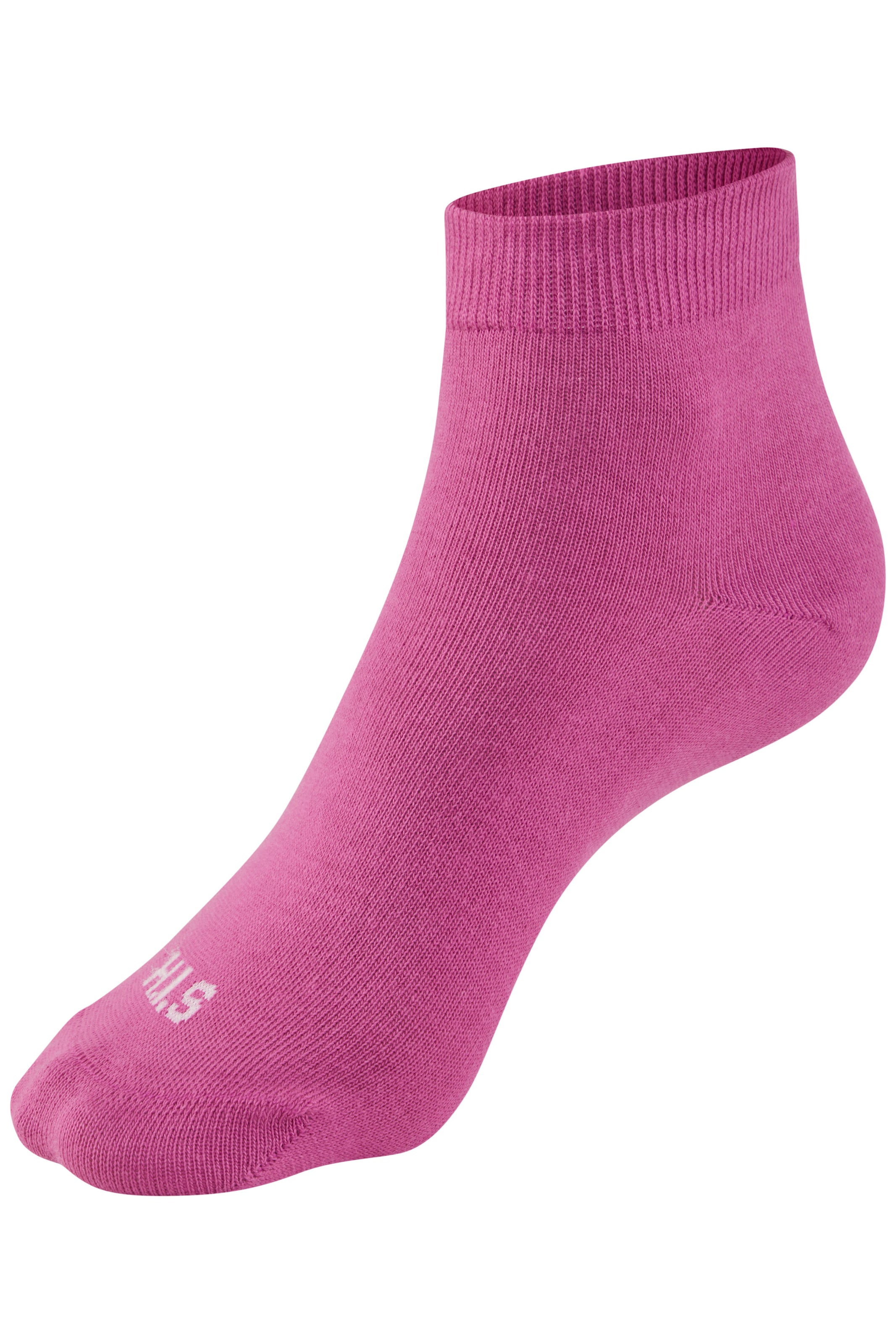 H.I.S Chaussettes courtes Paquet, 6 Couple tlg. unifarben und meliert in einer Packung