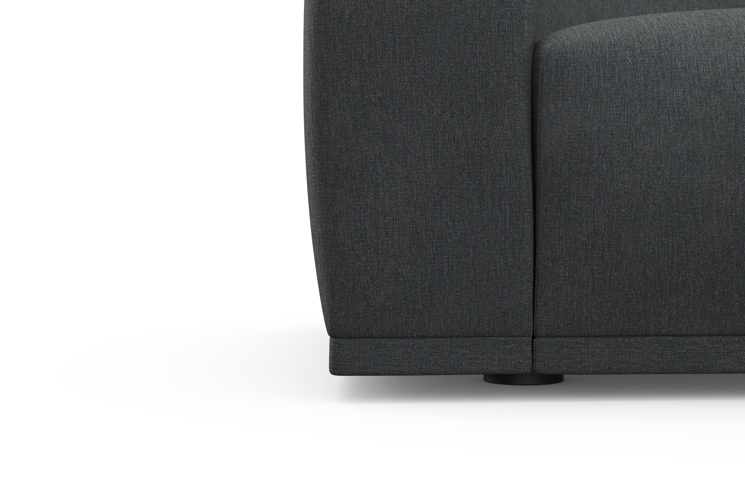 TRENDMANUFAKTUR Canapé d'angle »Braga, mit hochwertigem Kaltschaum, L-Form , Japandi-Design« Canapé moderne, sofa avec grand confort d’assise, 255/72/160 cm (L/H/P)