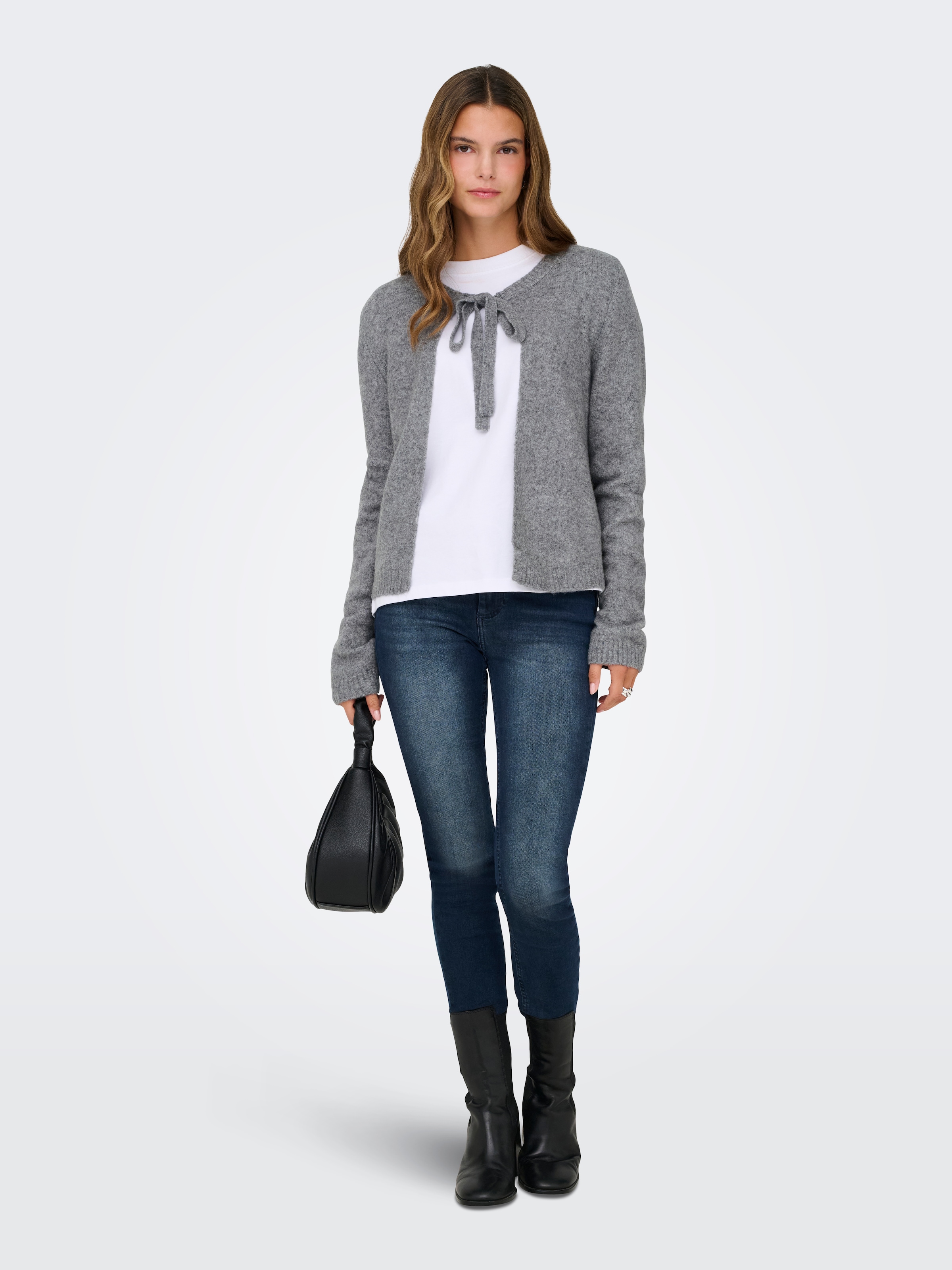 ONLY Veste en tricot »ONLJESSIE LS ONE STRING CARDIGA KNT«