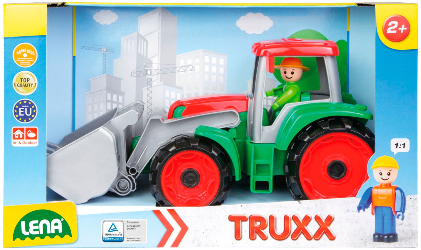 Lena® Tracteur jouet »Truxx« fabriqué en Europe